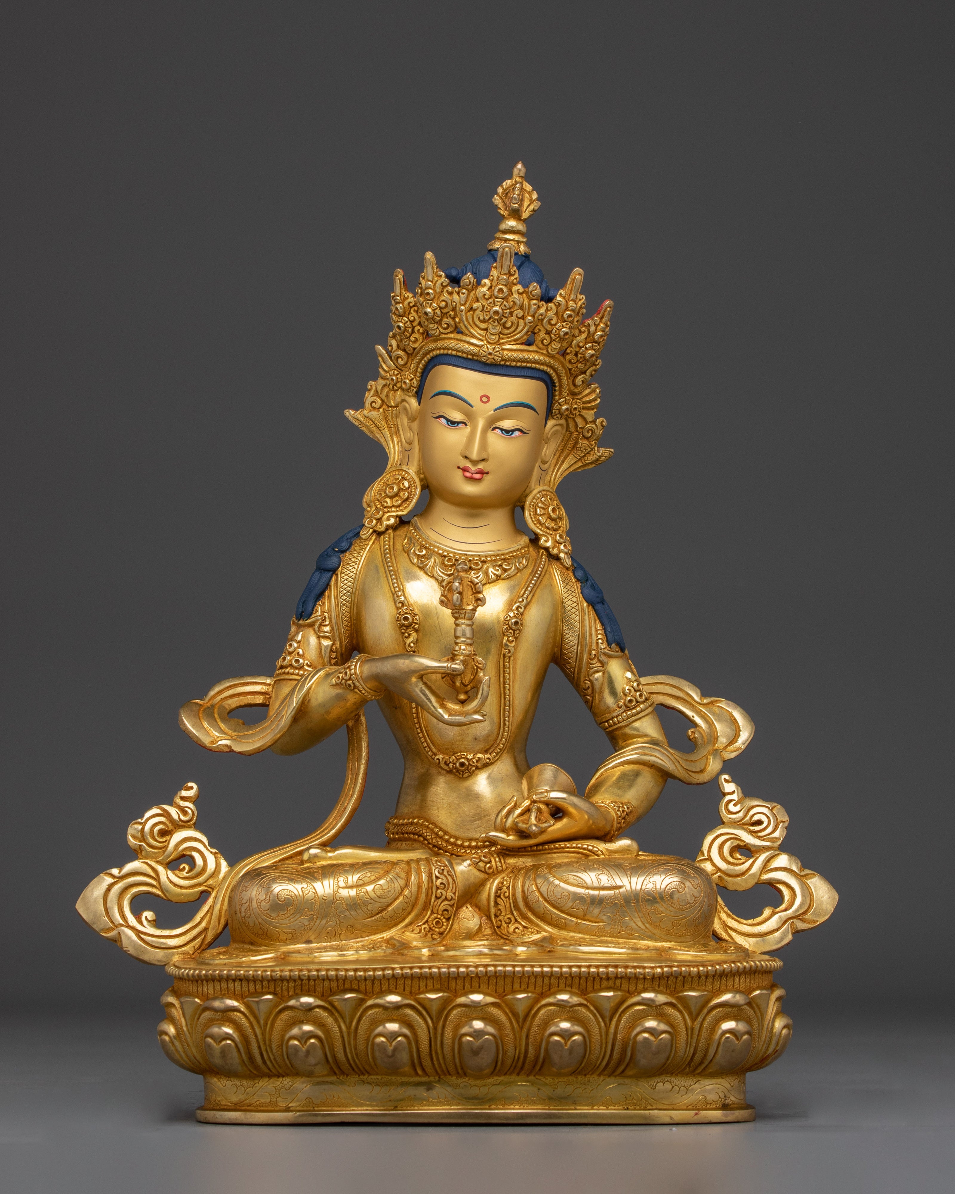 Handmade Golden Guru Vajrasattva Sacred Deity