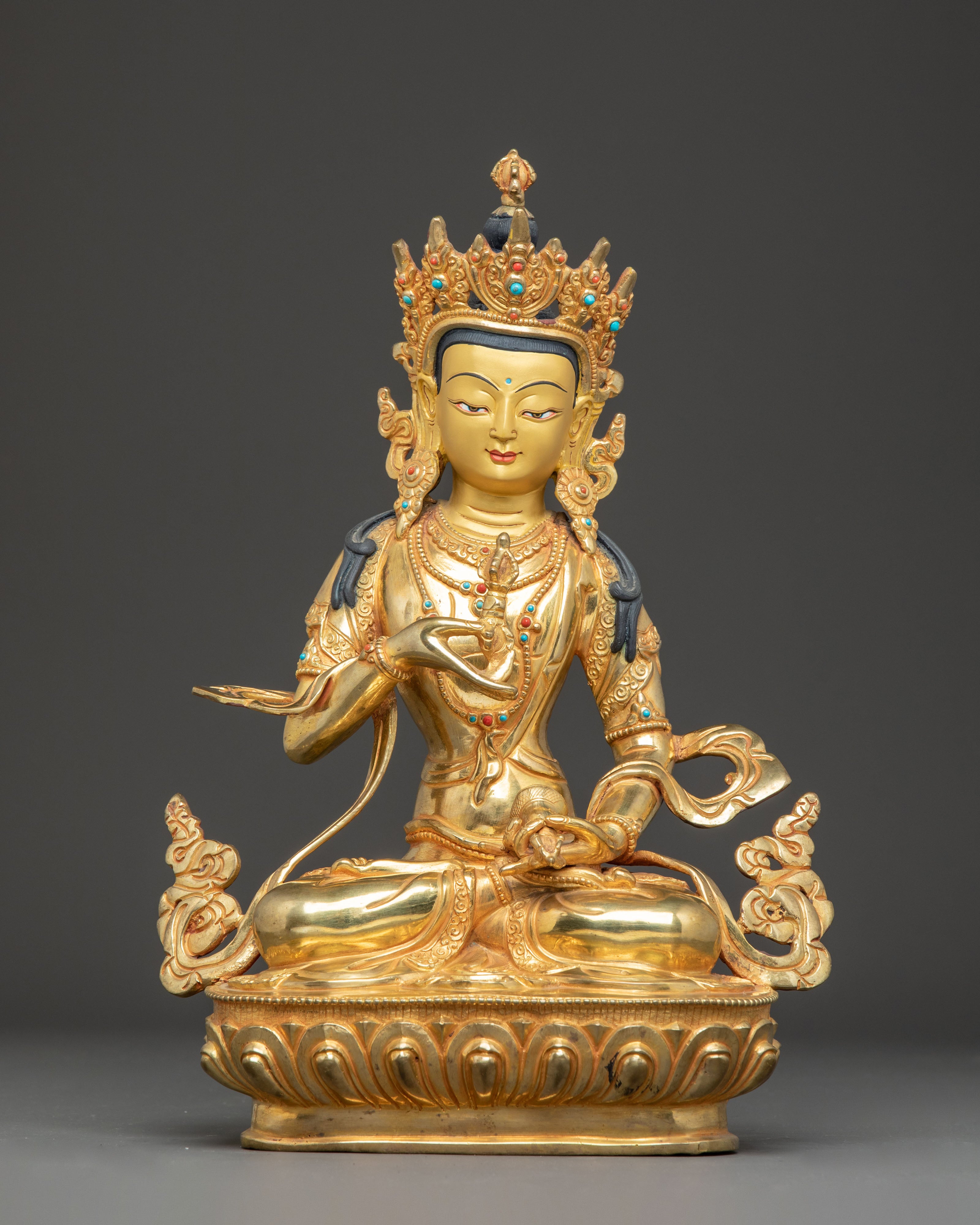 Golden Vajrasattva Statue: Symbol of Purification