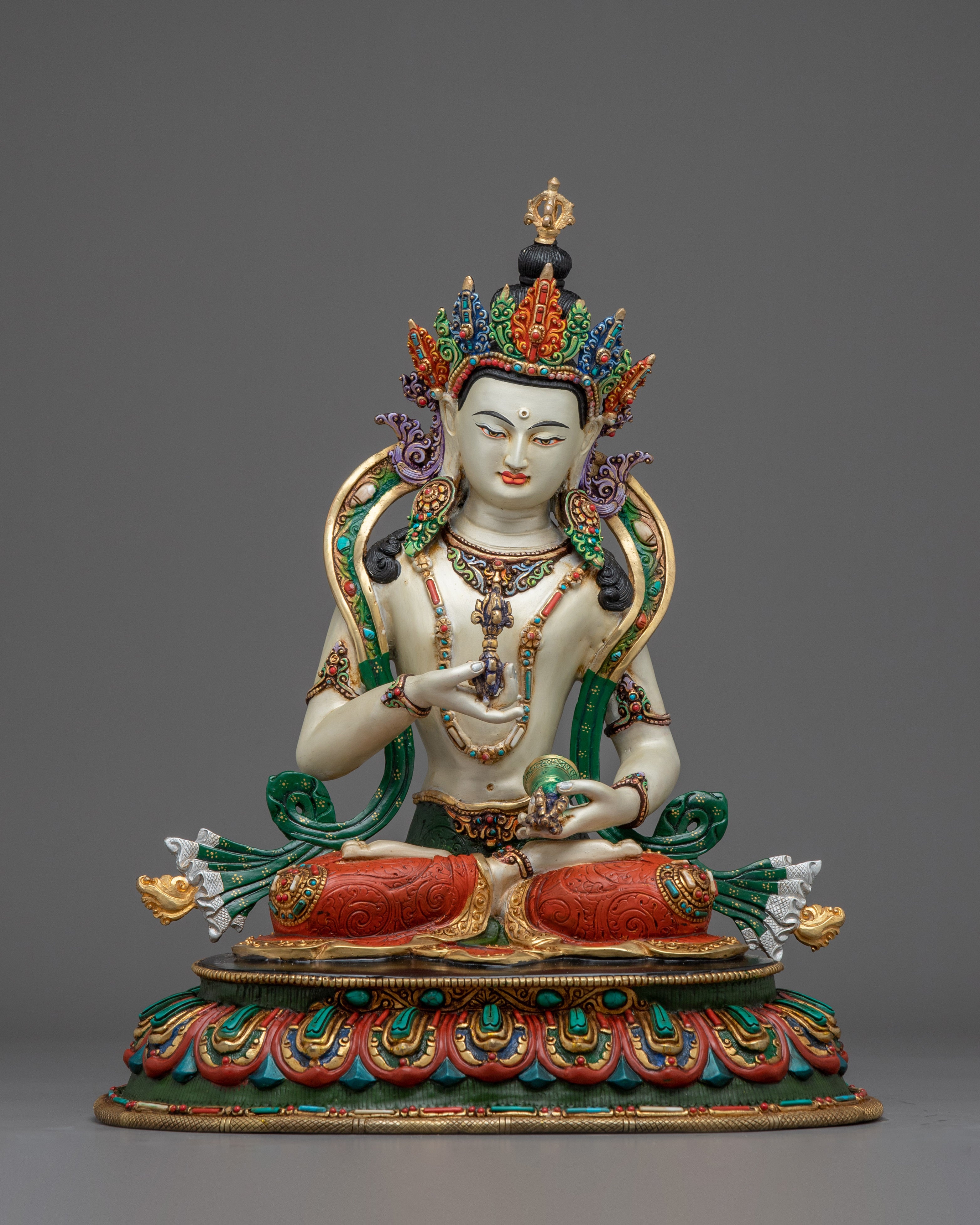 Copper Dorje Sempa Statue: Buddhist Purification Deity