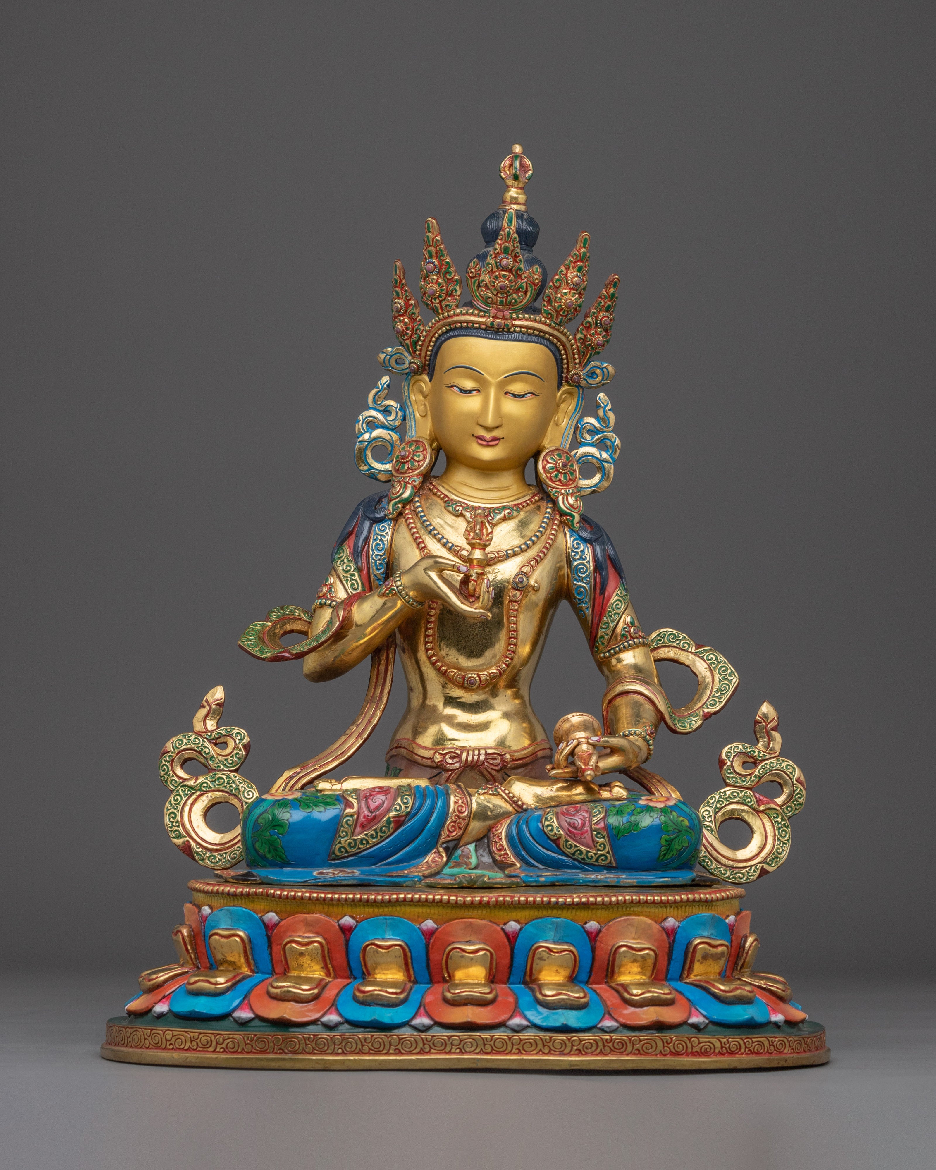 Golden statue of Vajrasattva | Dorje Sempa