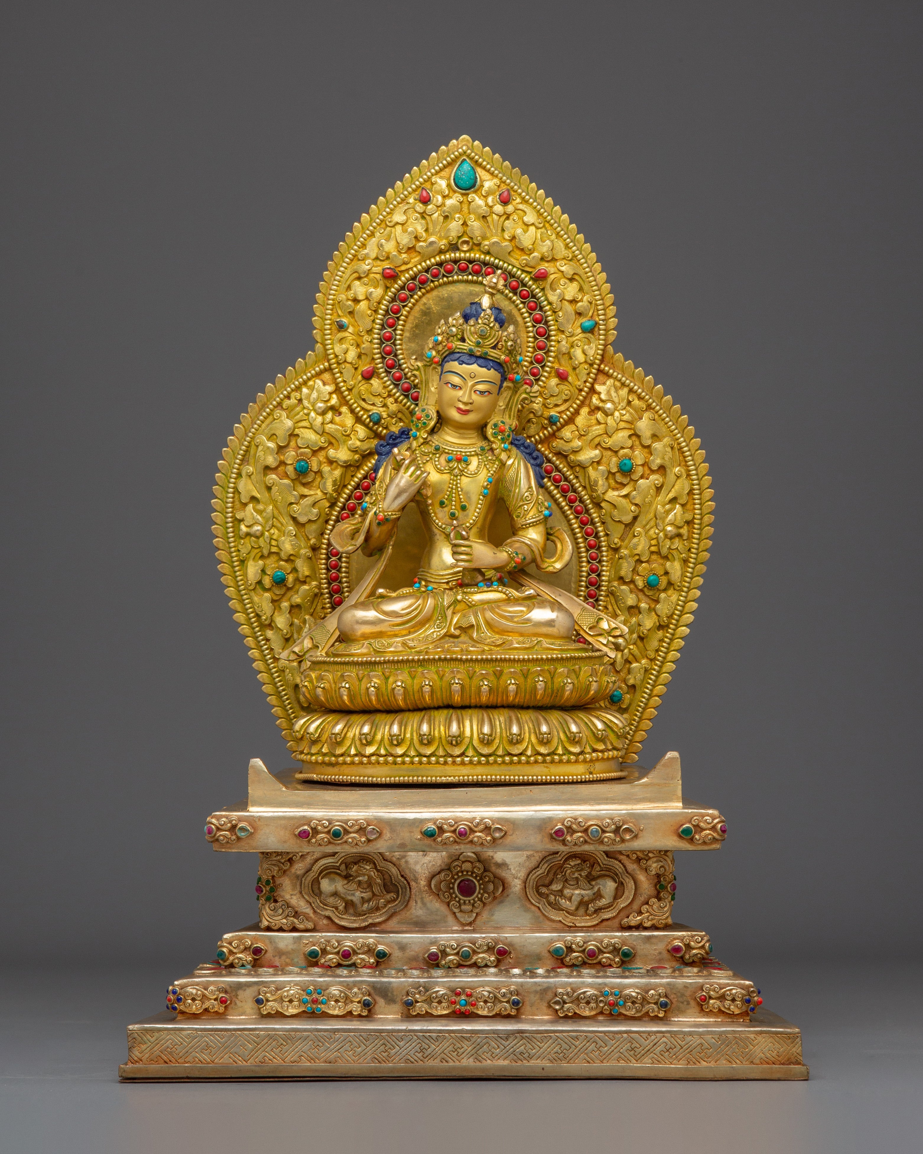 Majestic Statue of Vajrasattva: Karma Purifier Deity