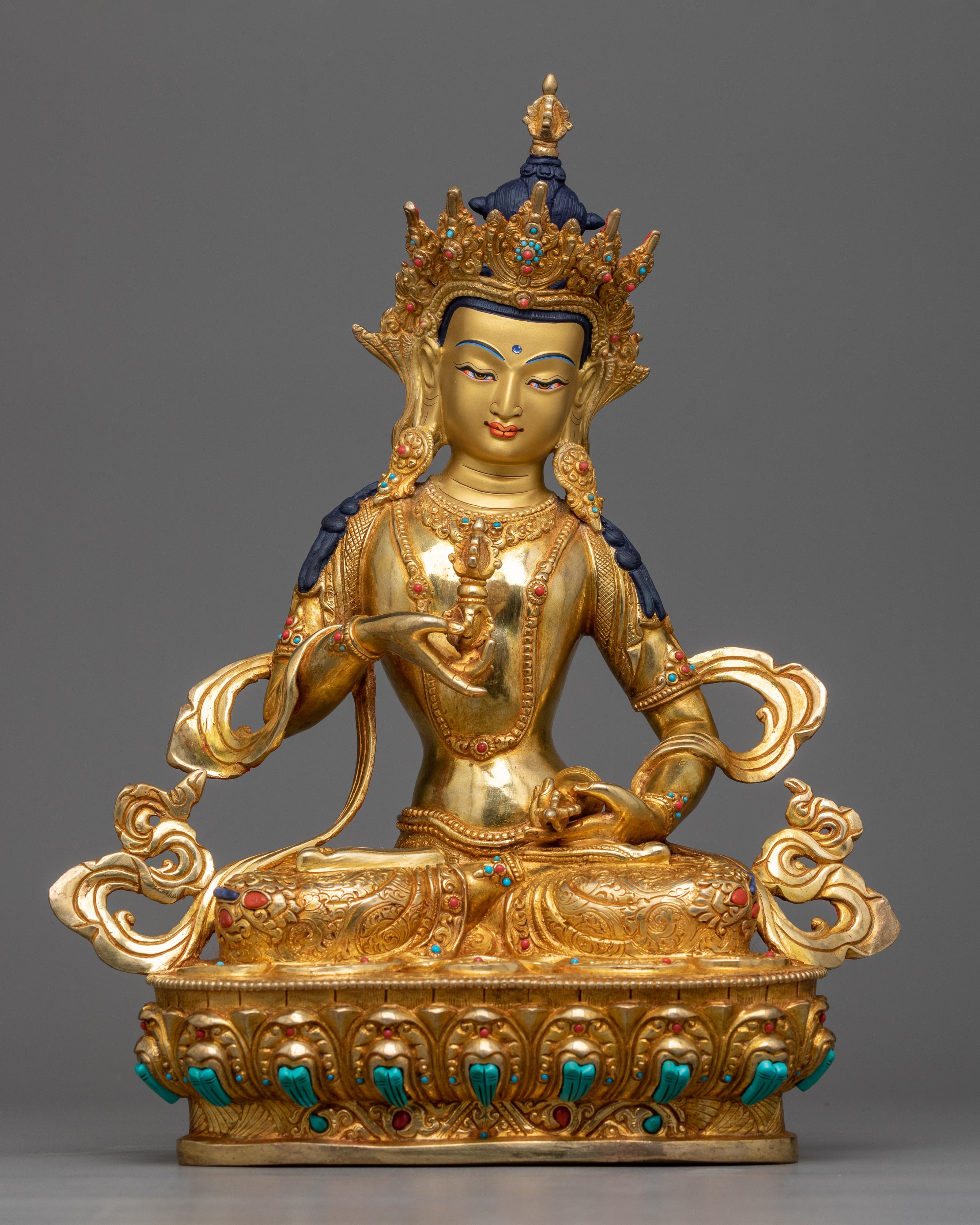 vajrasattva-gold-gilded-statue