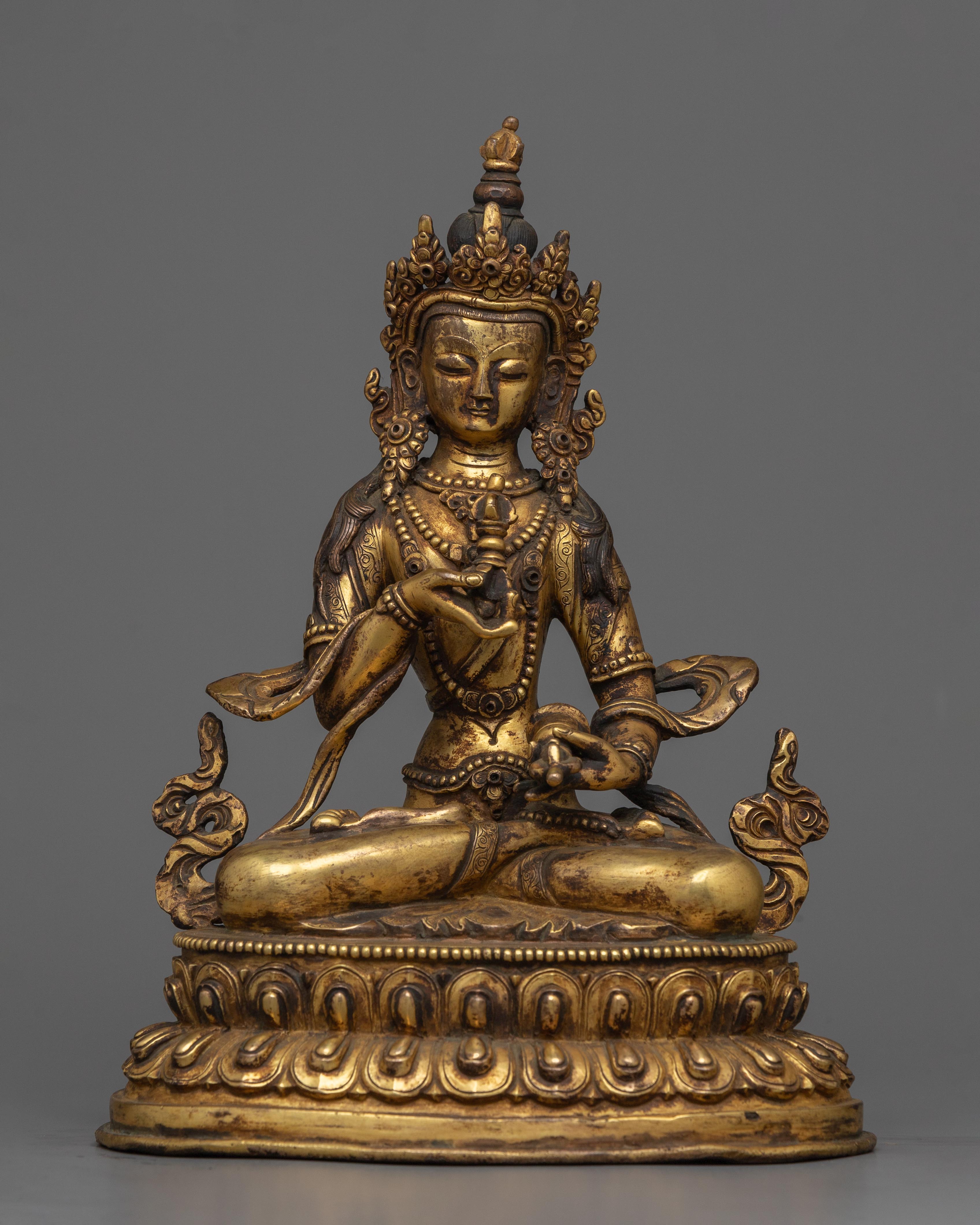 antique vajrasattva statue