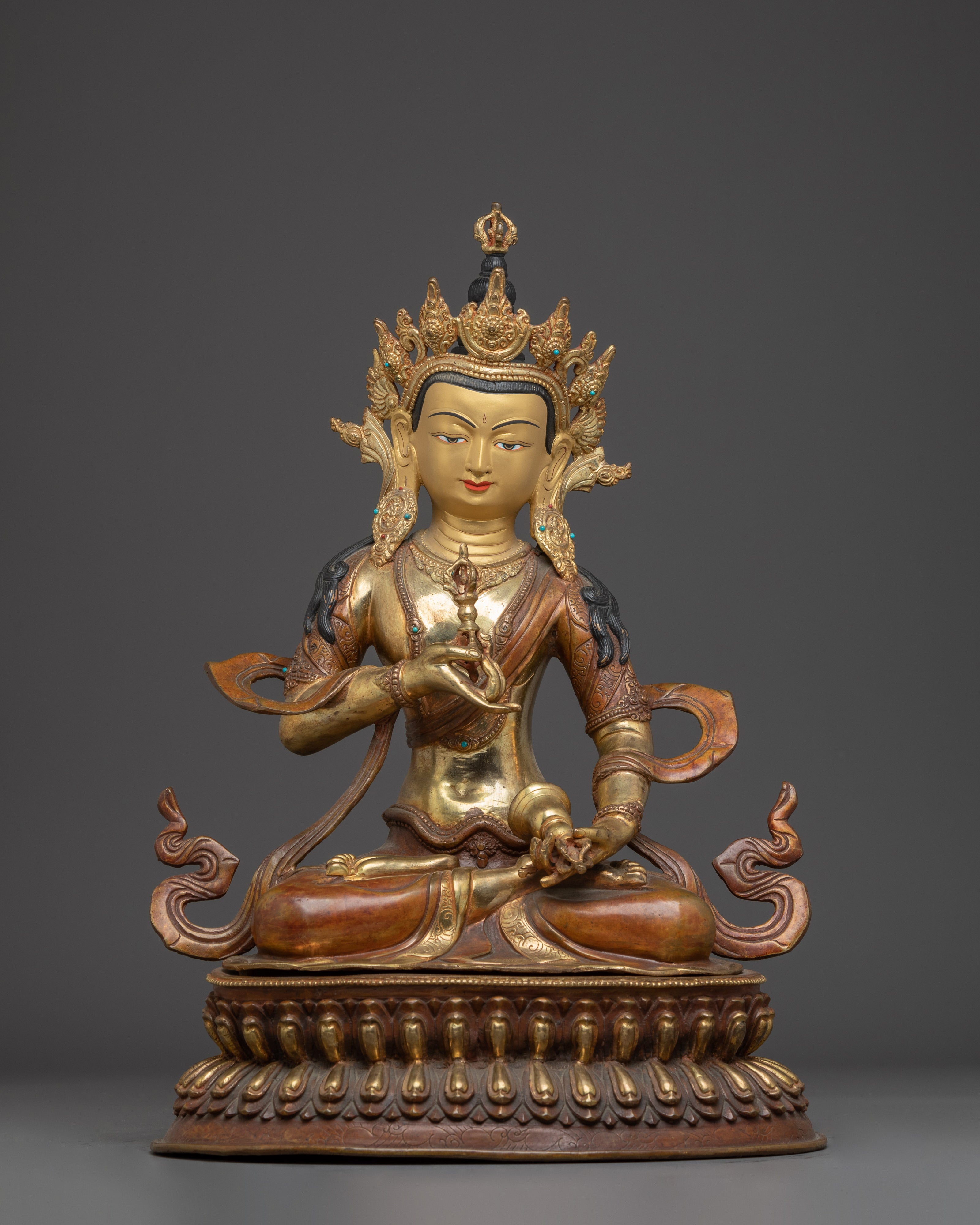 Handcrafted Dorje Sempa Figurine: The Deity of Ultimate Purification