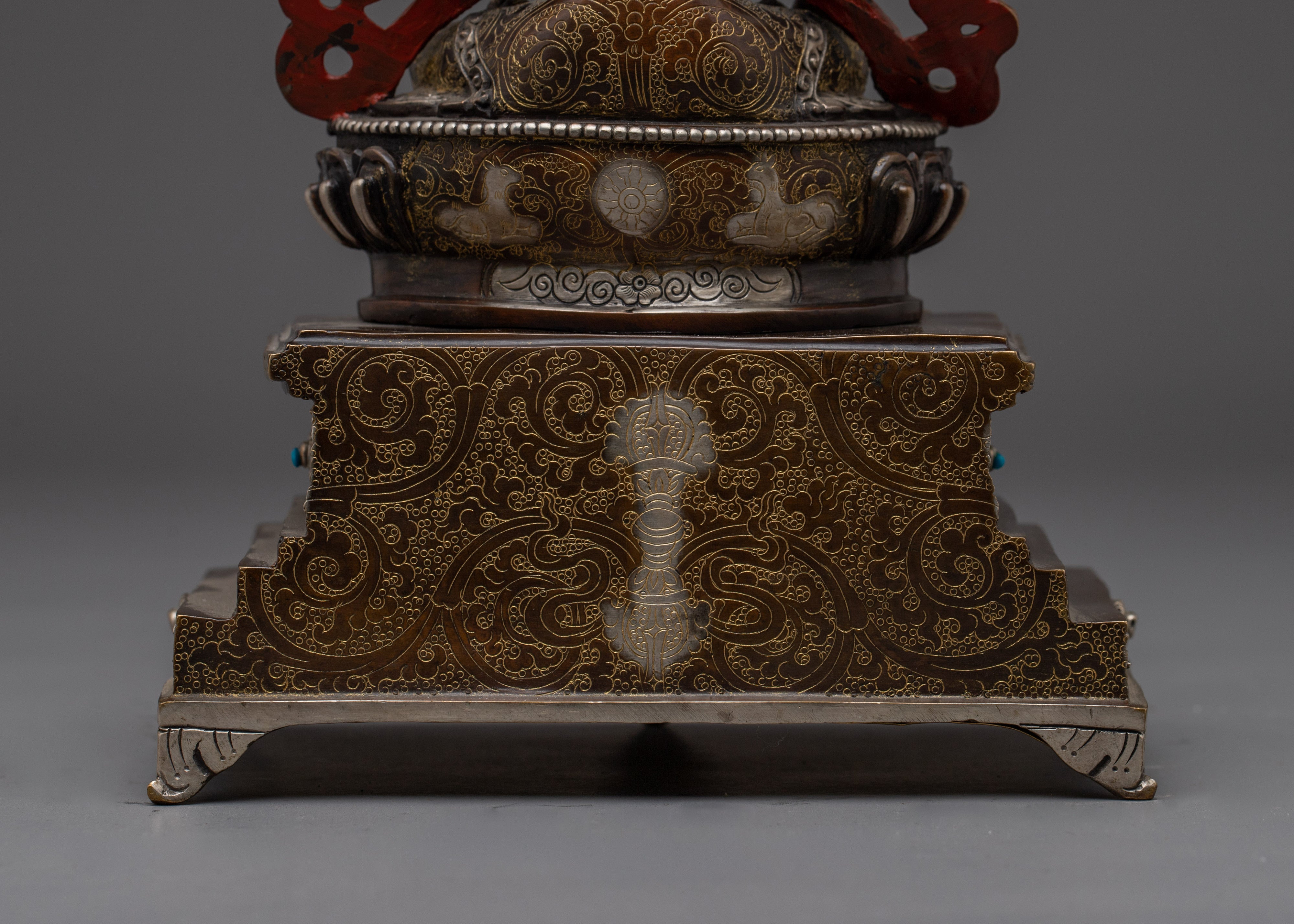 White Tara With Throne | Tibetan Deity