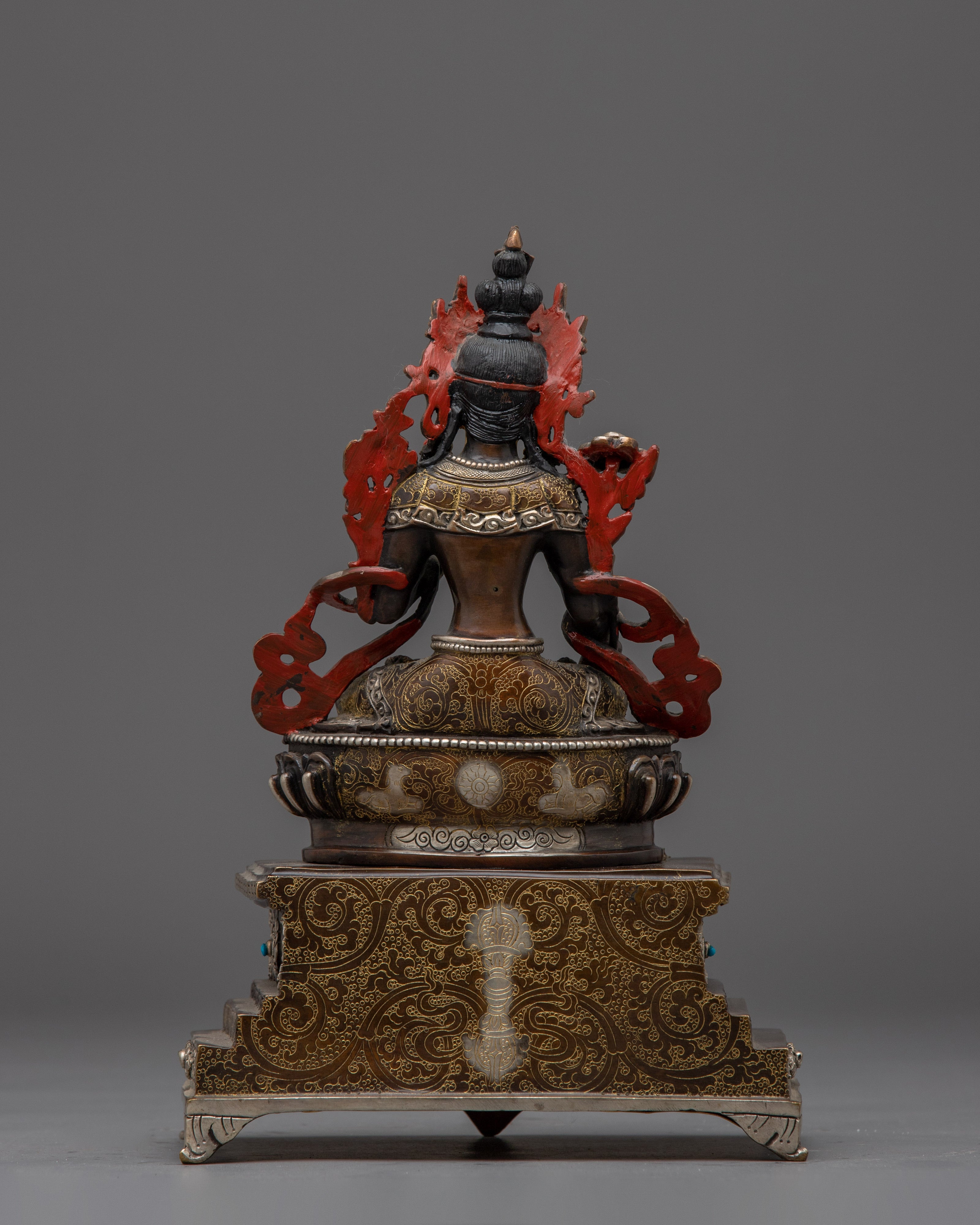 White Tara With Throne | Tibetan Deity