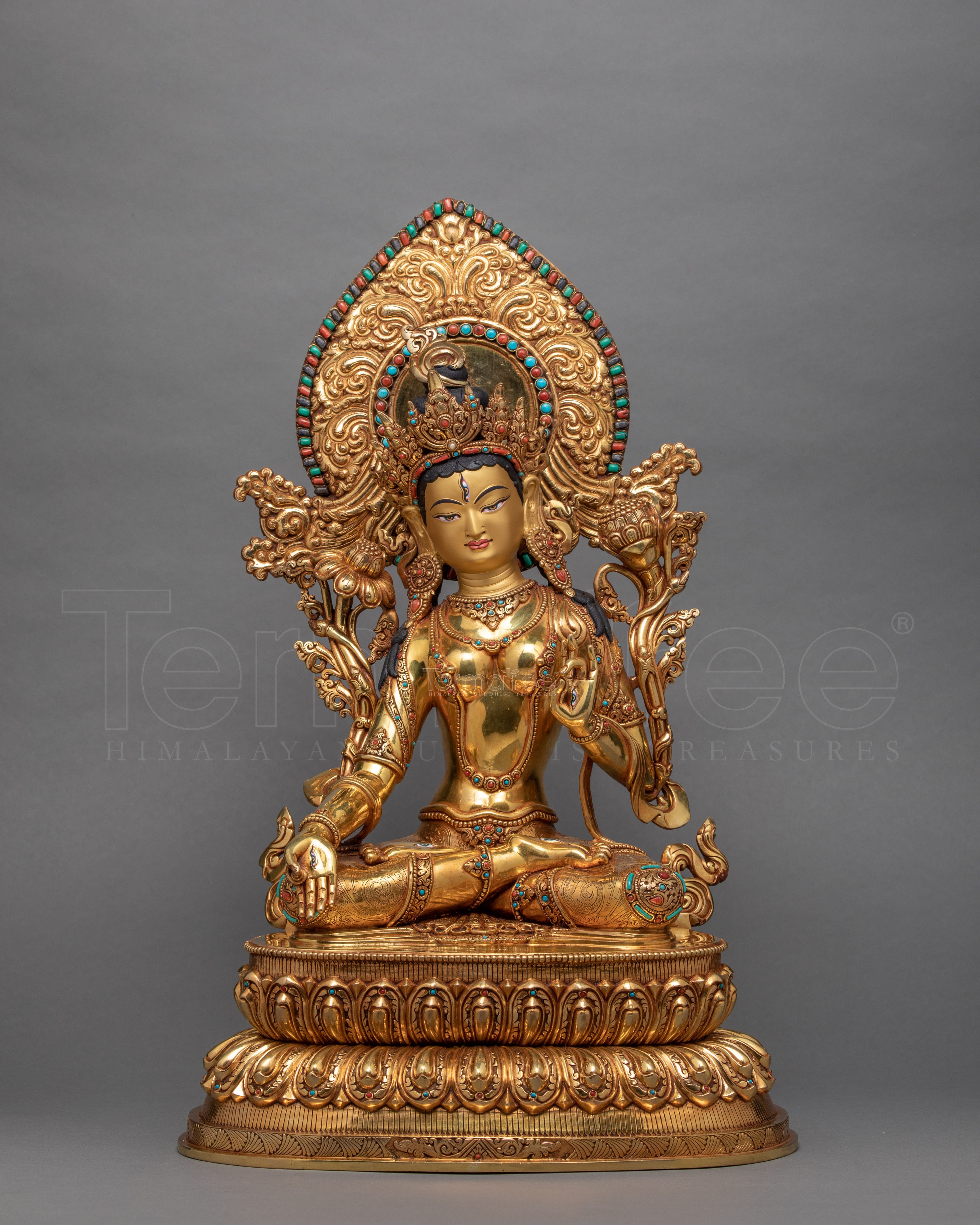 White Tara Statue | Long Life Buddhist Deity