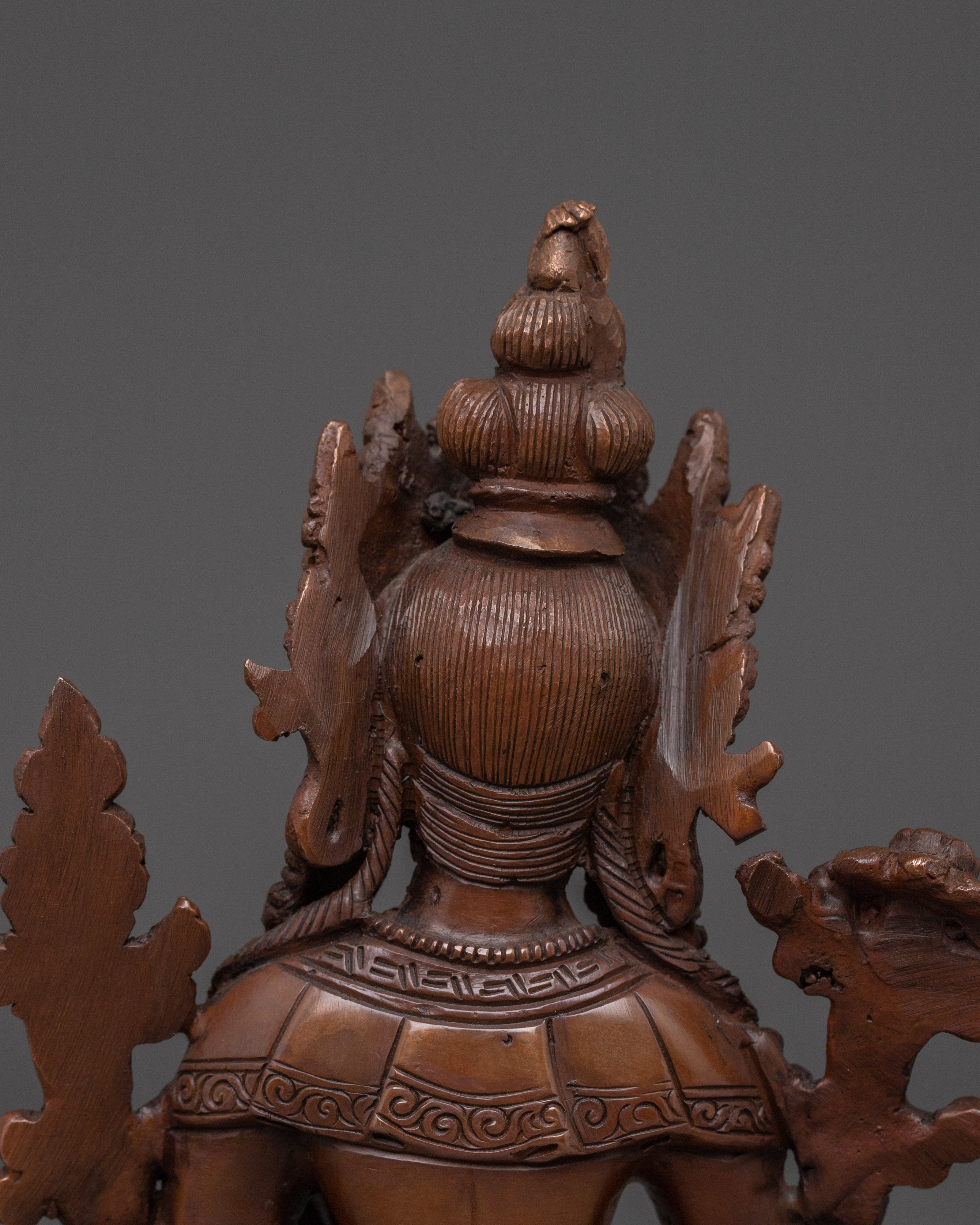 Longevity Symbol White Tara Statue | Sita Tara - Compassionate Protector