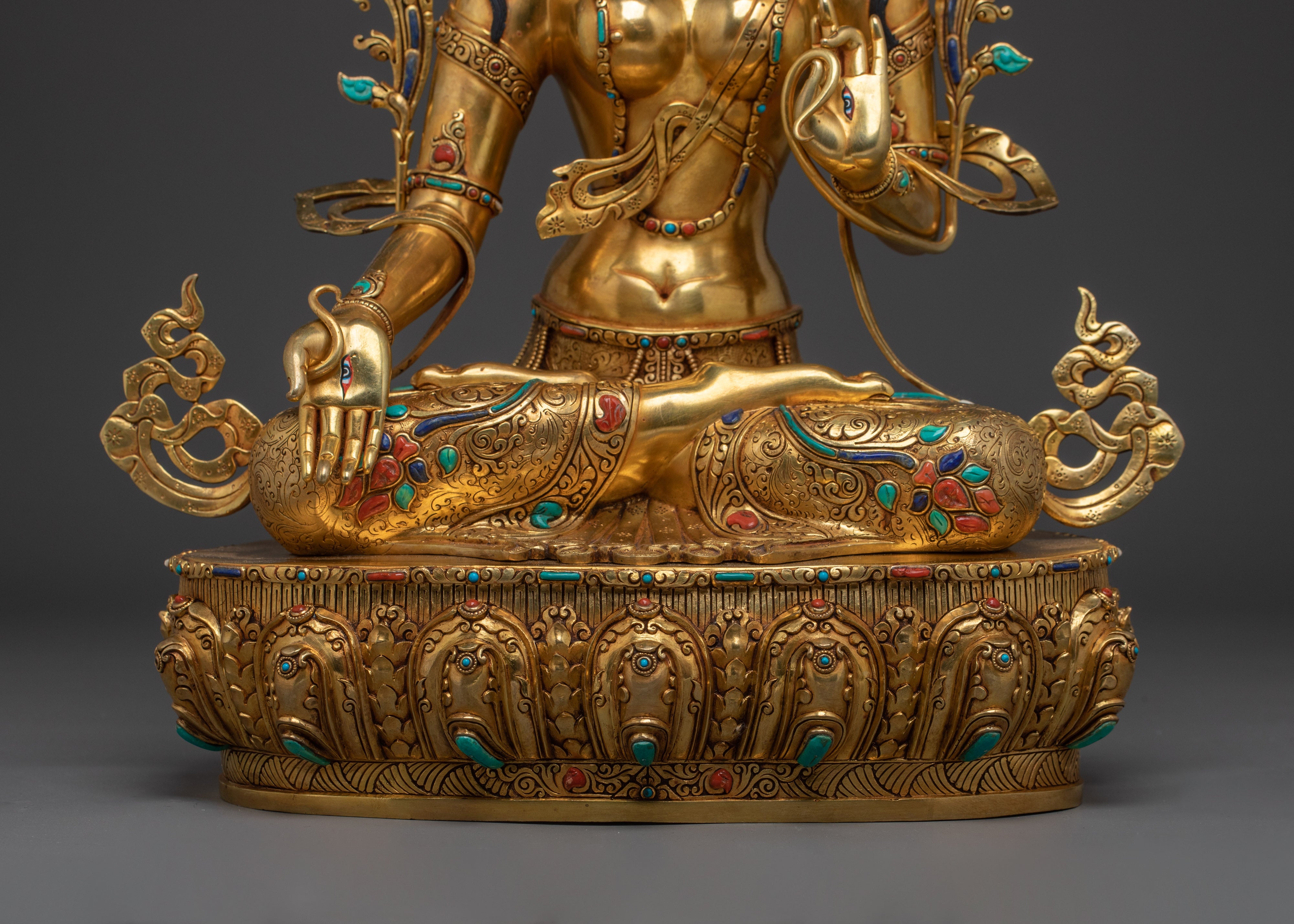 White Tara Statue, Buddhist Healing Deity | Symbol of Long Life and Tranquility