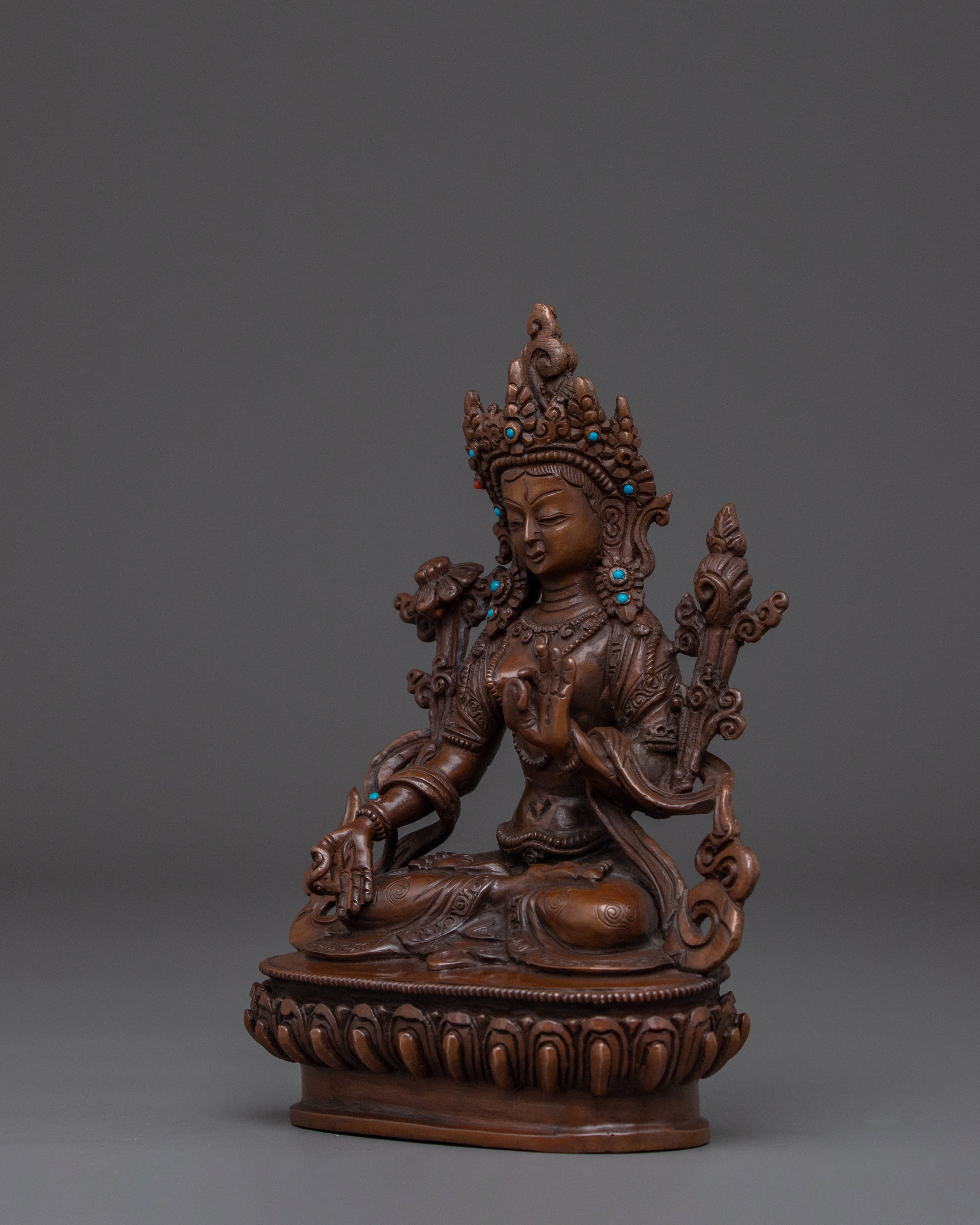 Longevity Symbol White Tara Statue | Sita Tara - Compassionate Protector