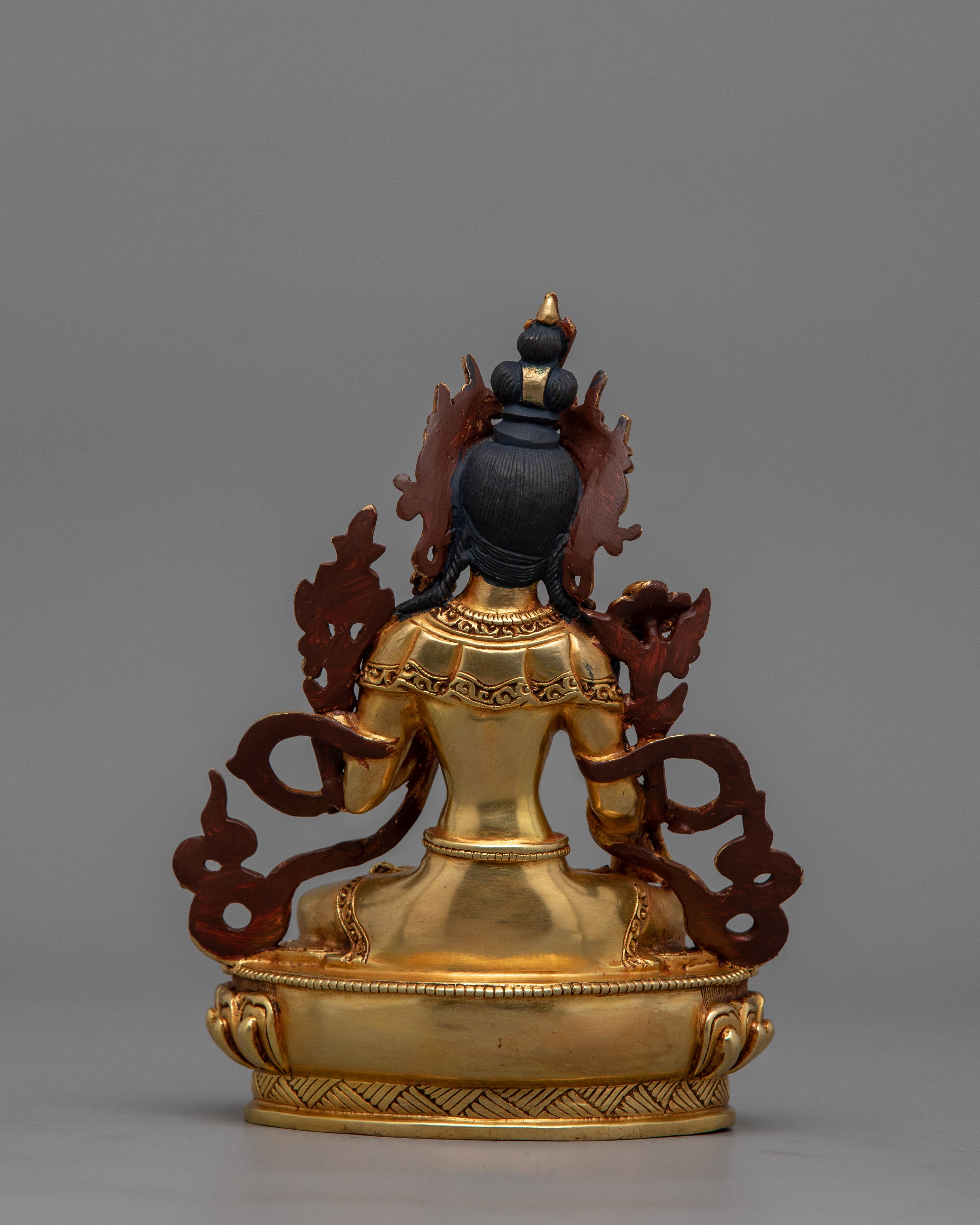 Seven Eyes Healing Deity White Tara Statue | Buddhist Female Buddha Sculpture