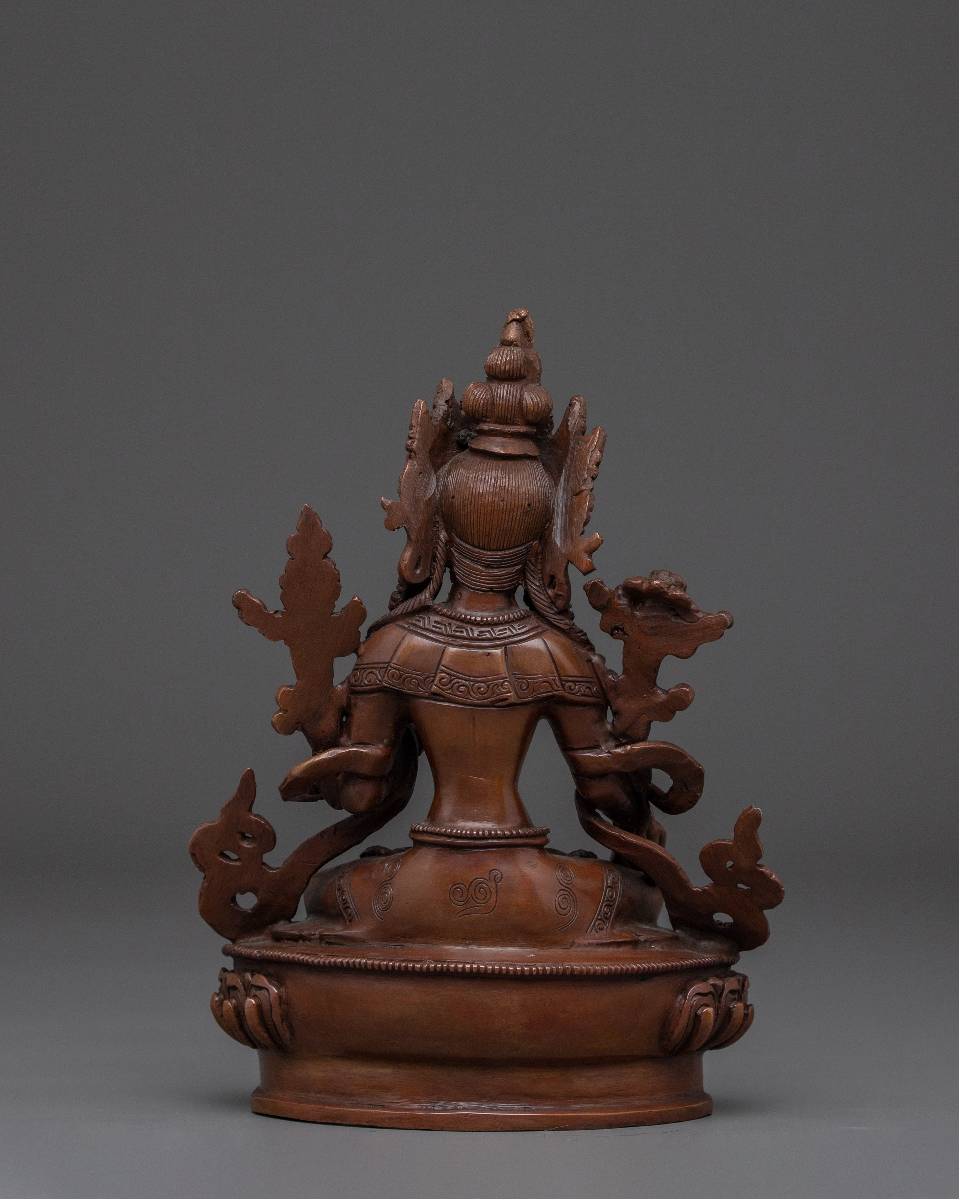 Longevity Symbol White Tara Statue | Sita Tara - Compassionate Protector