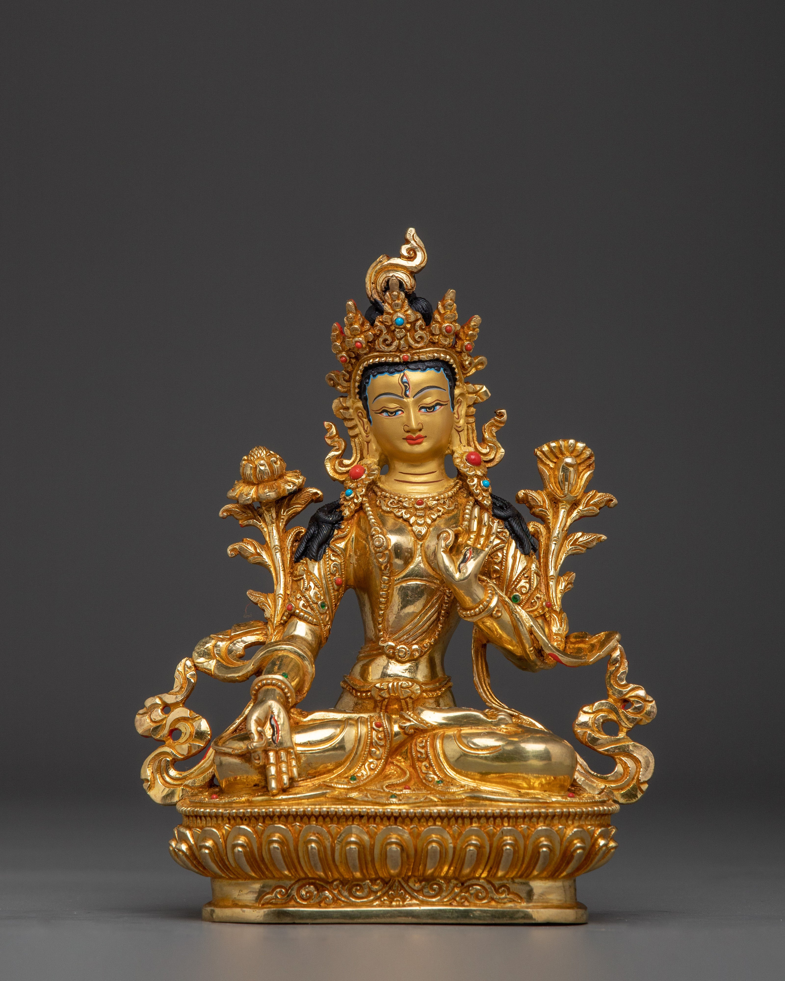 buddhist-healing-deity-white-tara-statue