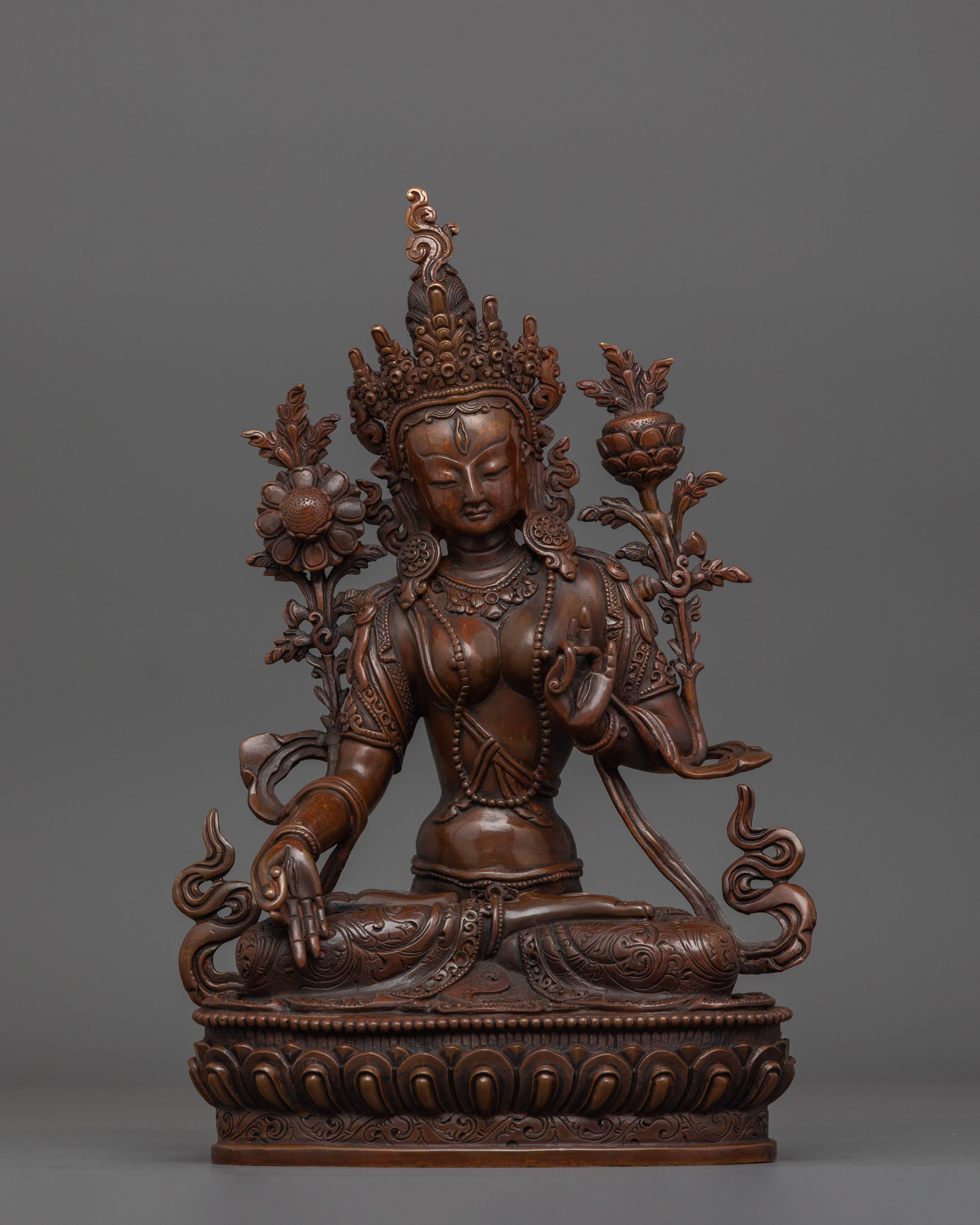 Sita Tara Deity of Long life Figurine | Tibetan Symbol of Longevity and Peace