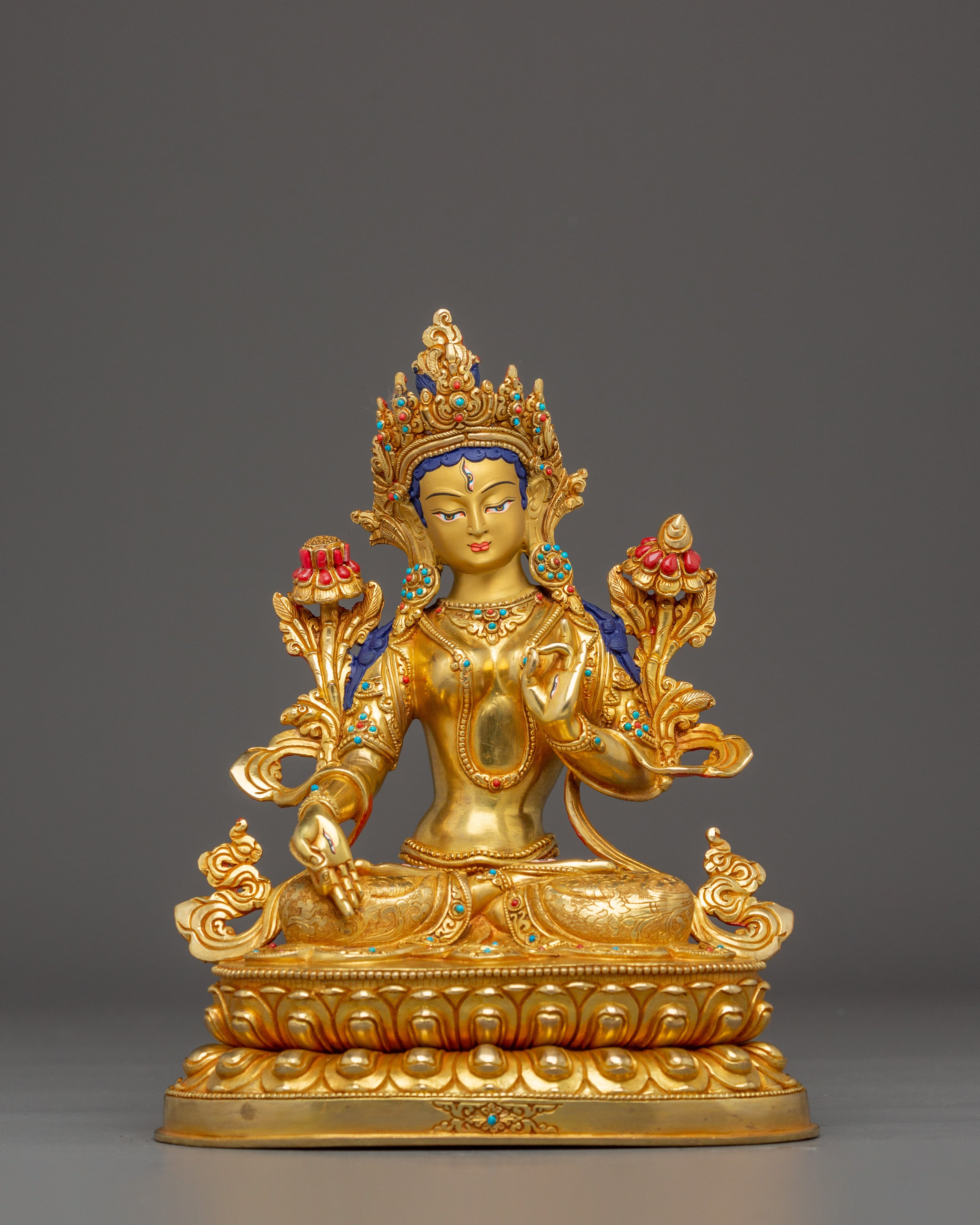 Nepalese Artwork of White Tara