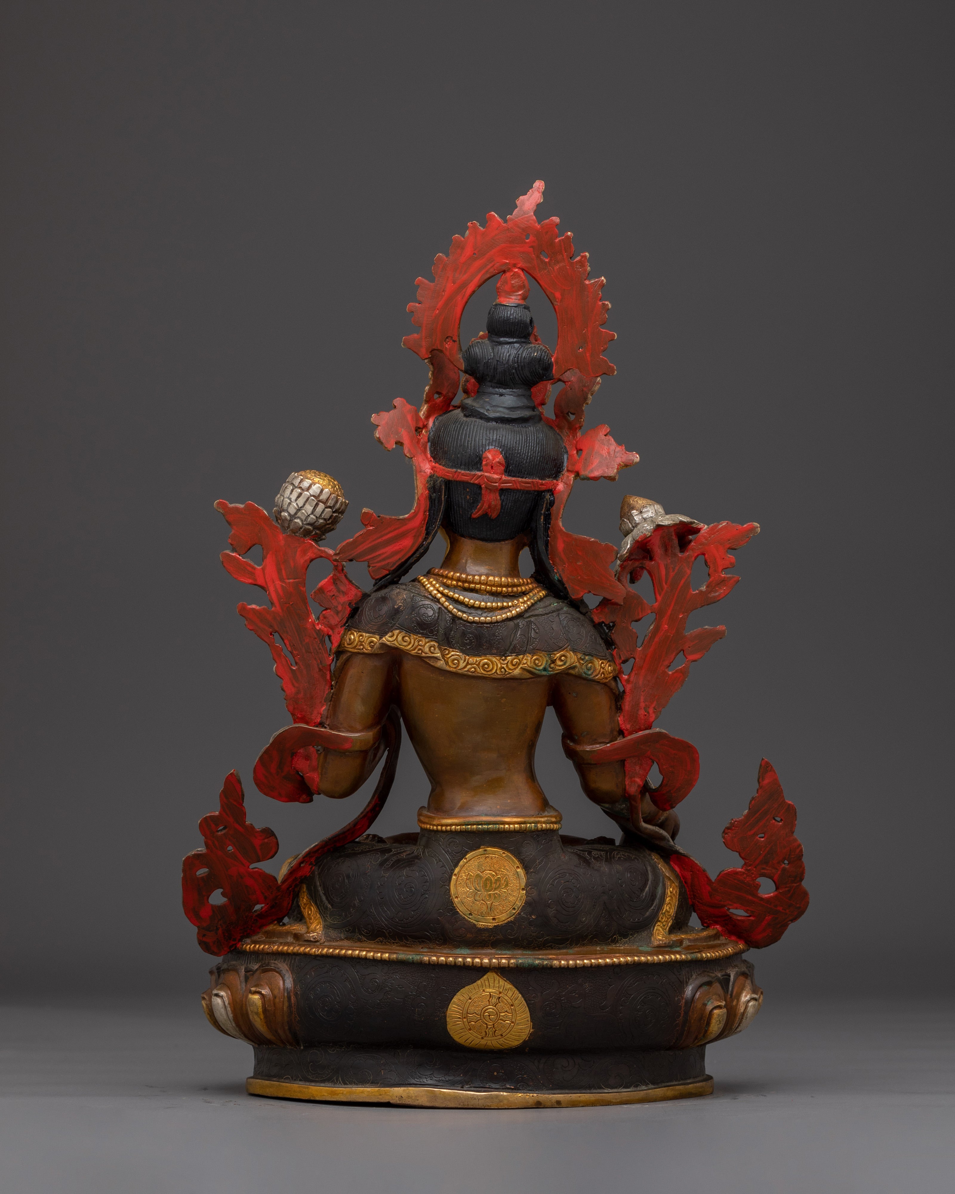 Handmade Nepalese Art of White Tara | Compassionate Protector