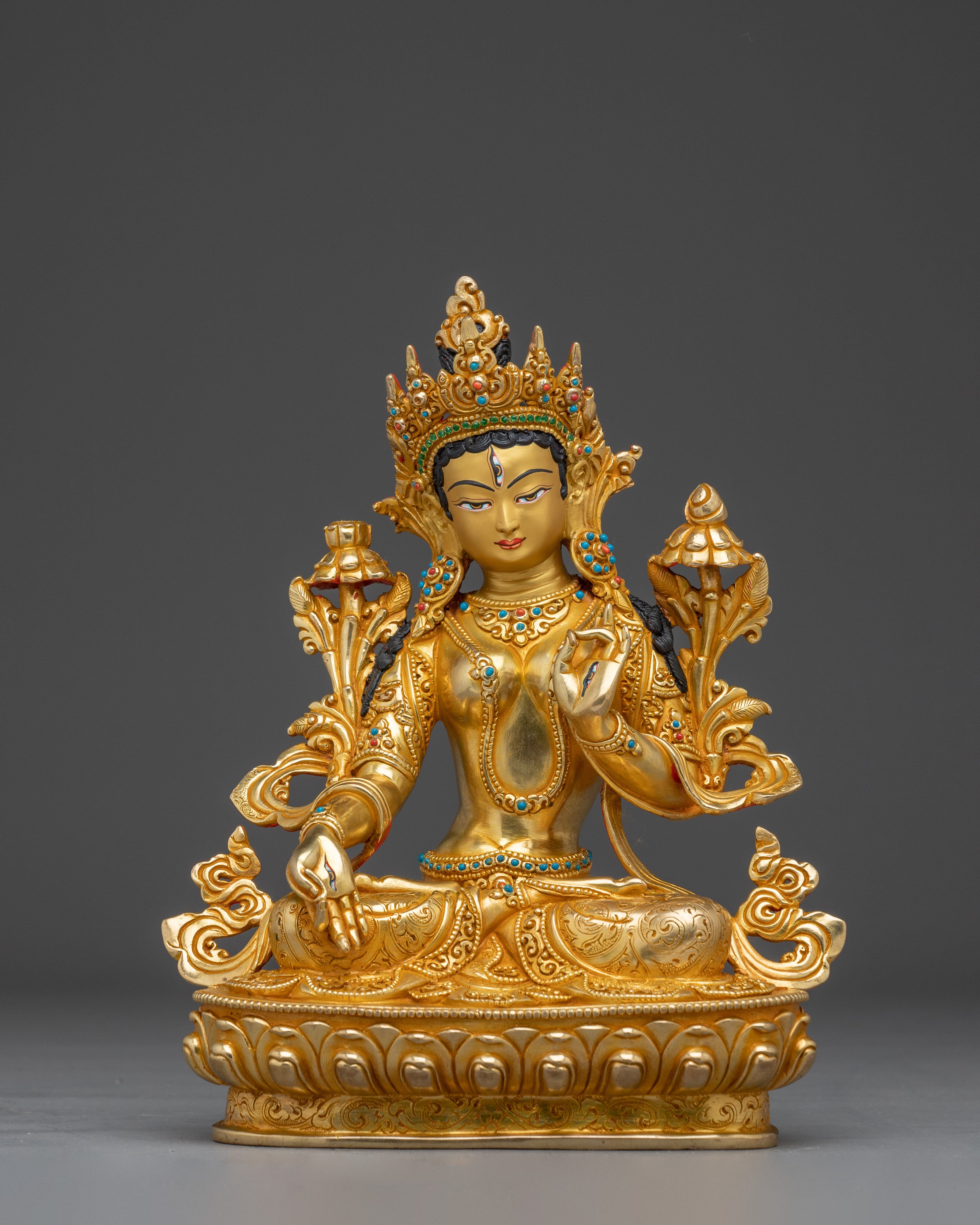 White Tara Sacred Buddhist Artwork