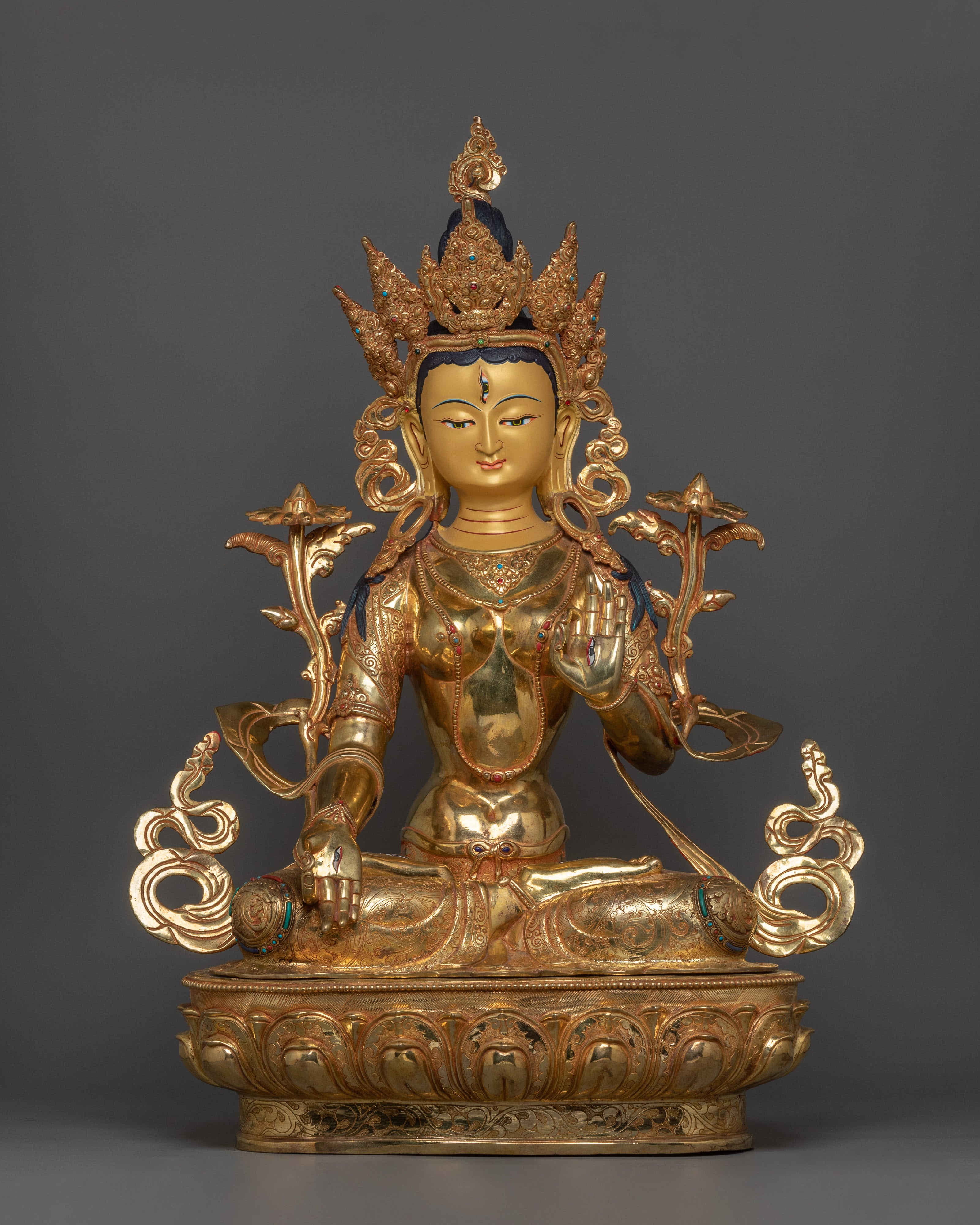 himalayan-sculpture-of-white-tara