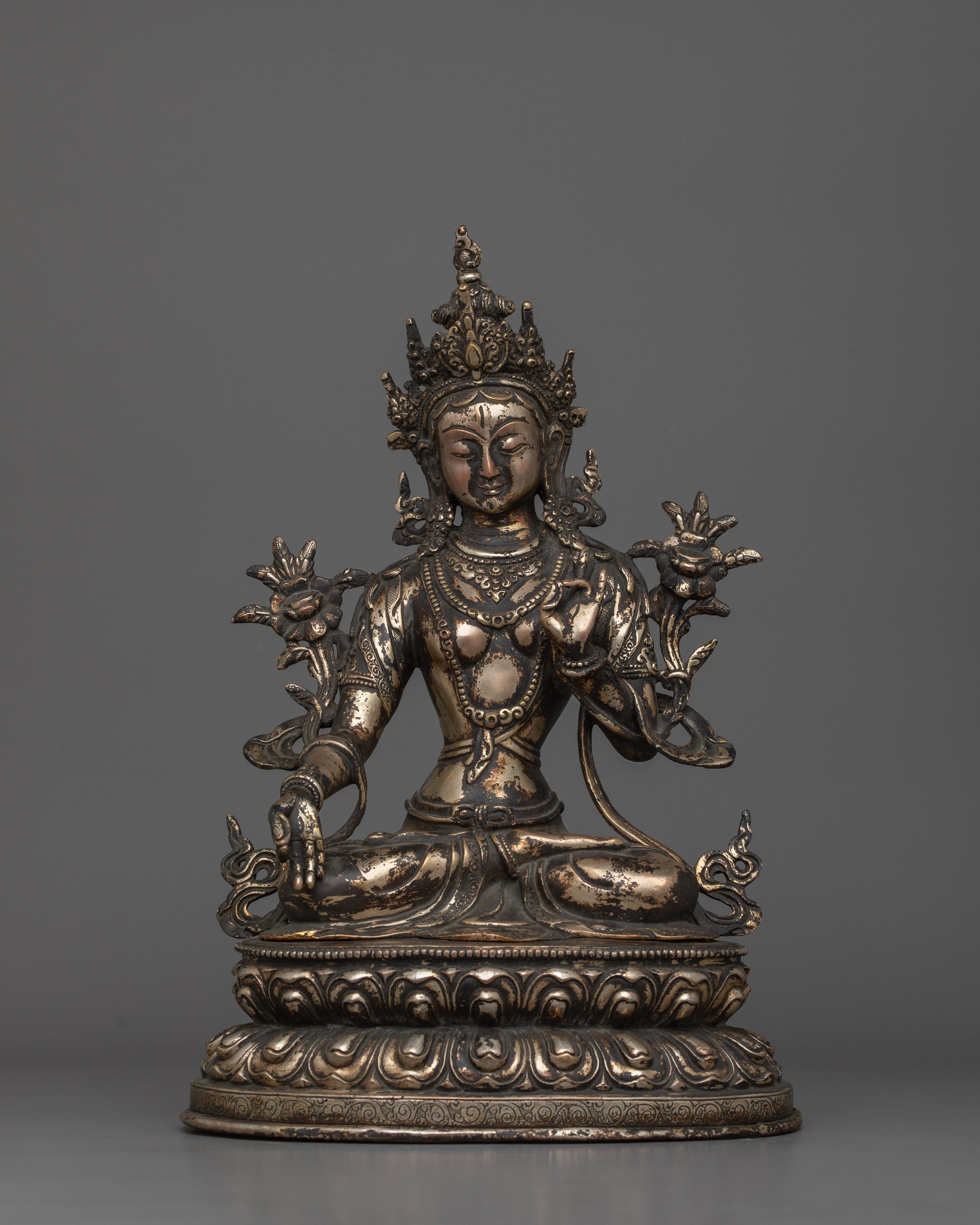 Antique Finished White Tara