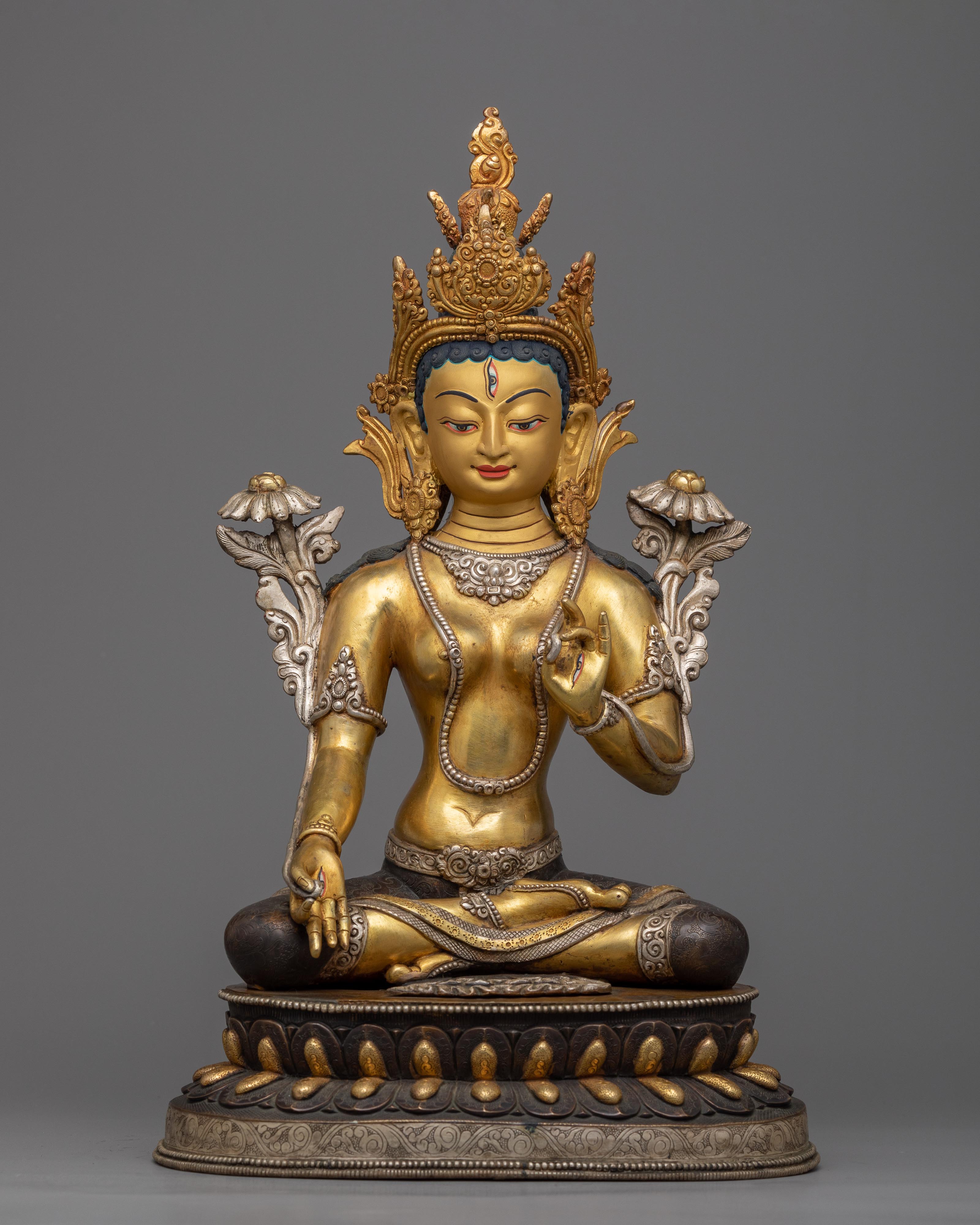 white tara-sculpture