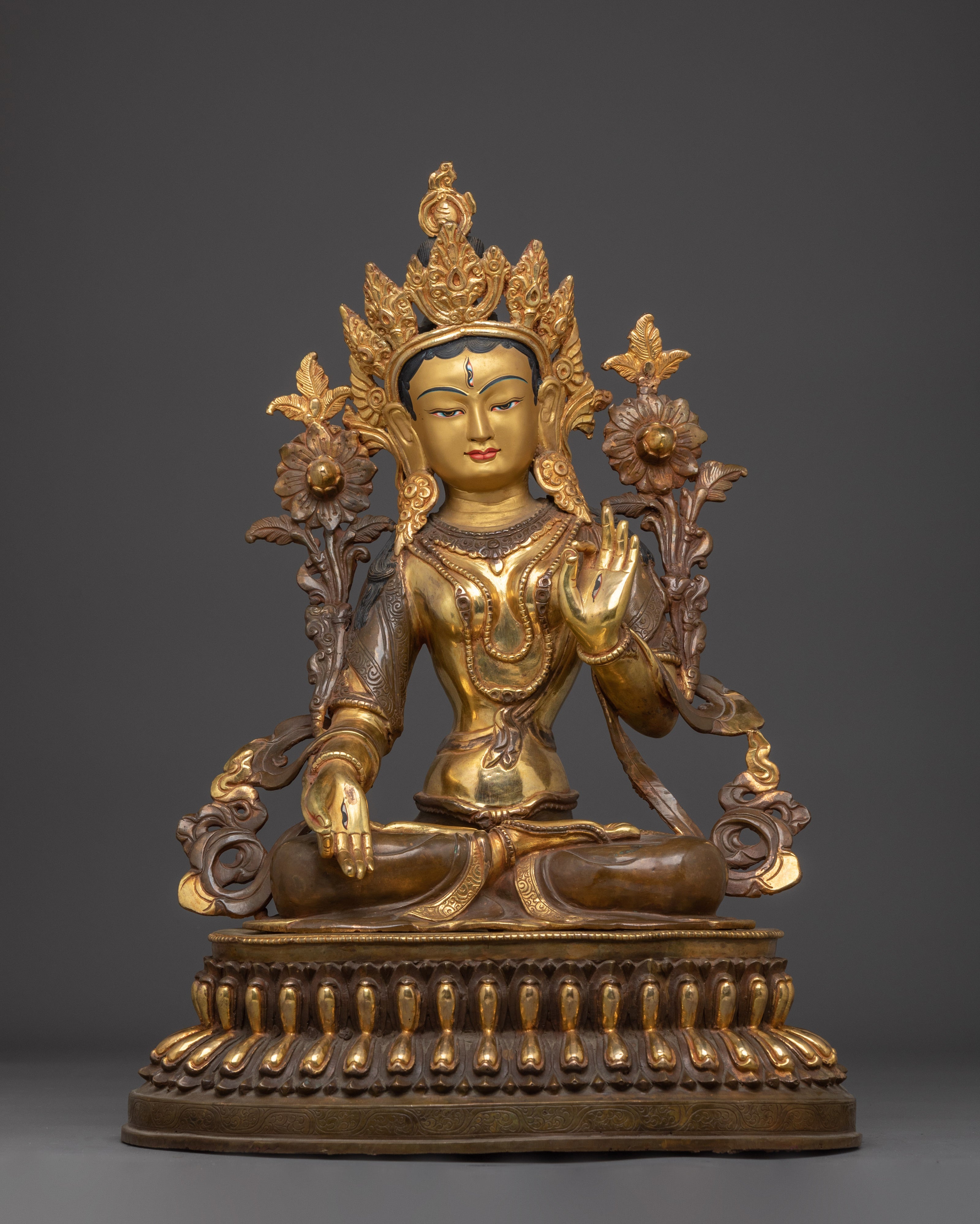 Golden Sita Tara Tibetan Deity Art