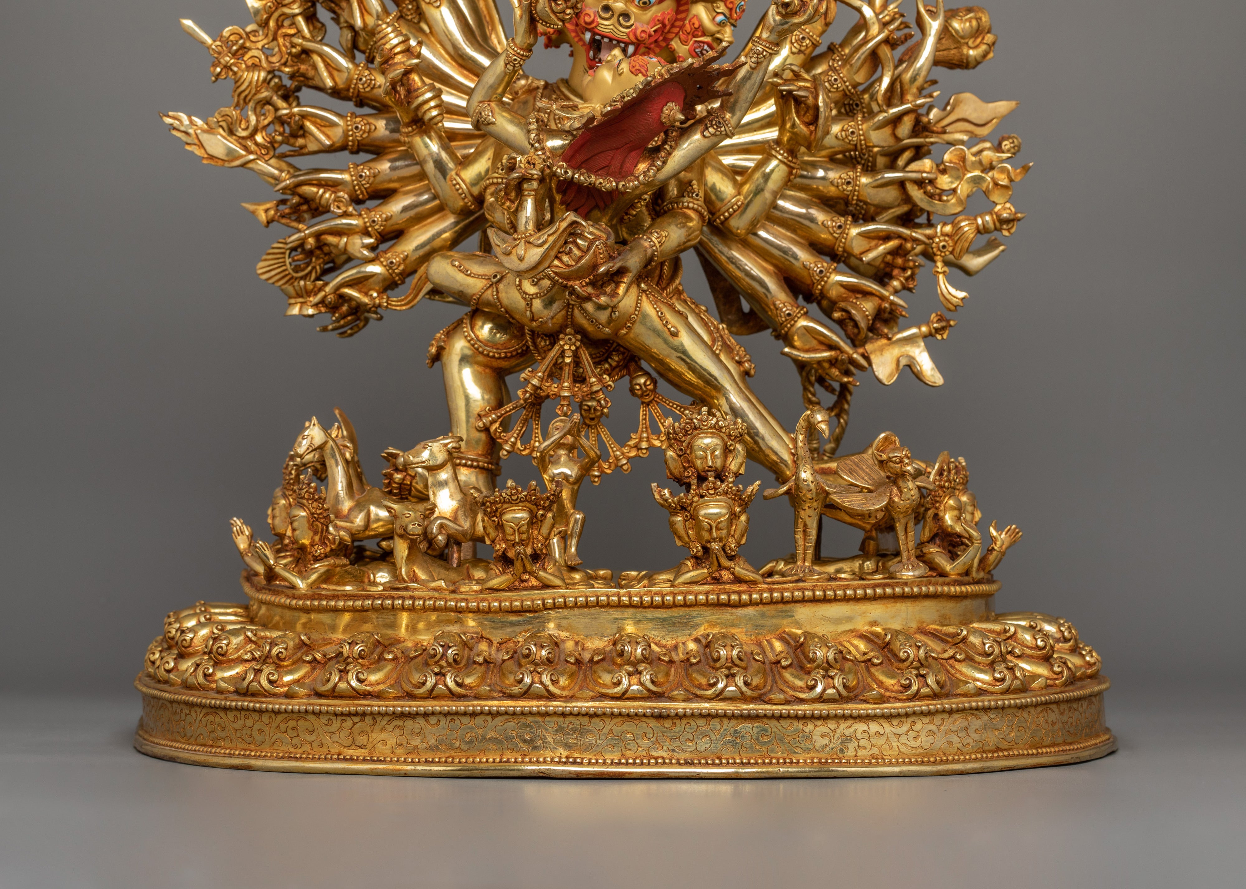 Buddhist Vajrabhairava Statue – The Ultimate Protector Yamantaka Sculpture