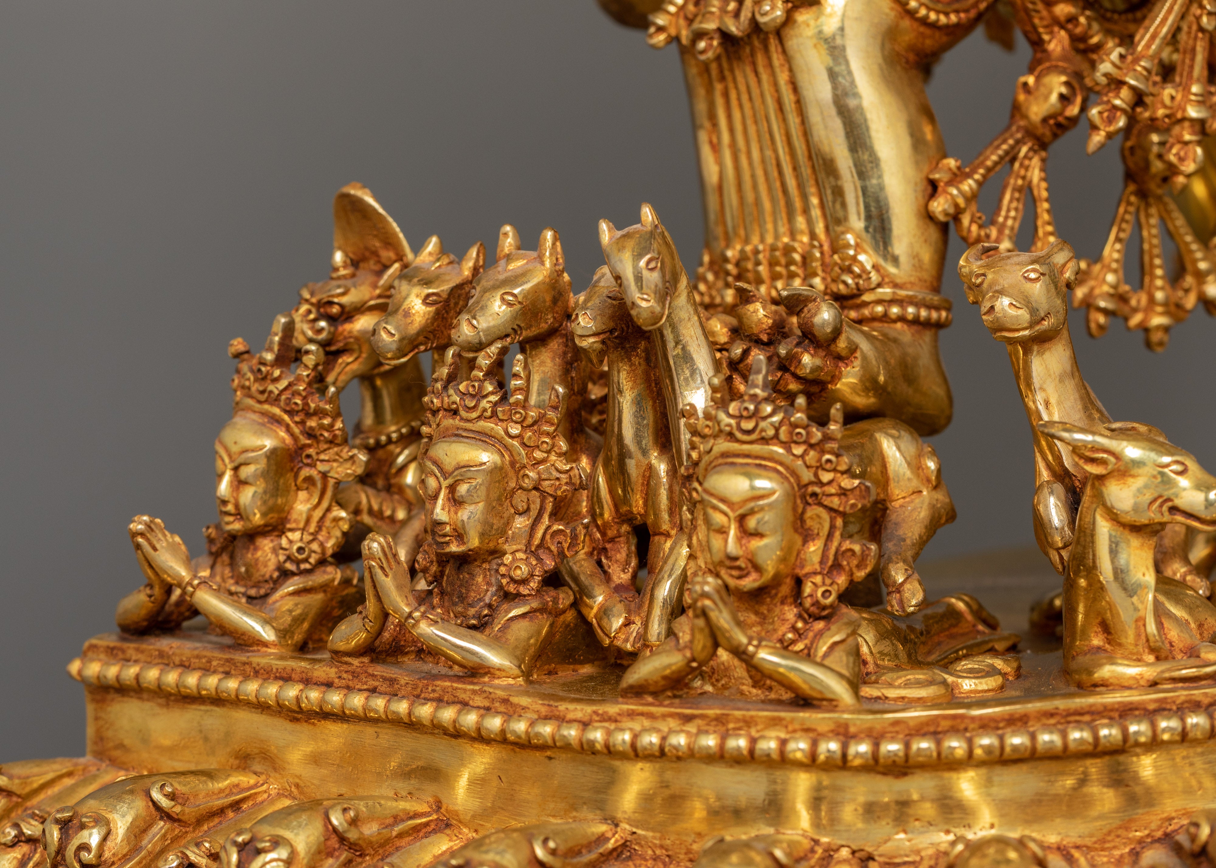 Buddhist Vajrabhairava Statue – The Ultimate Protector Yamantaka Sculpture