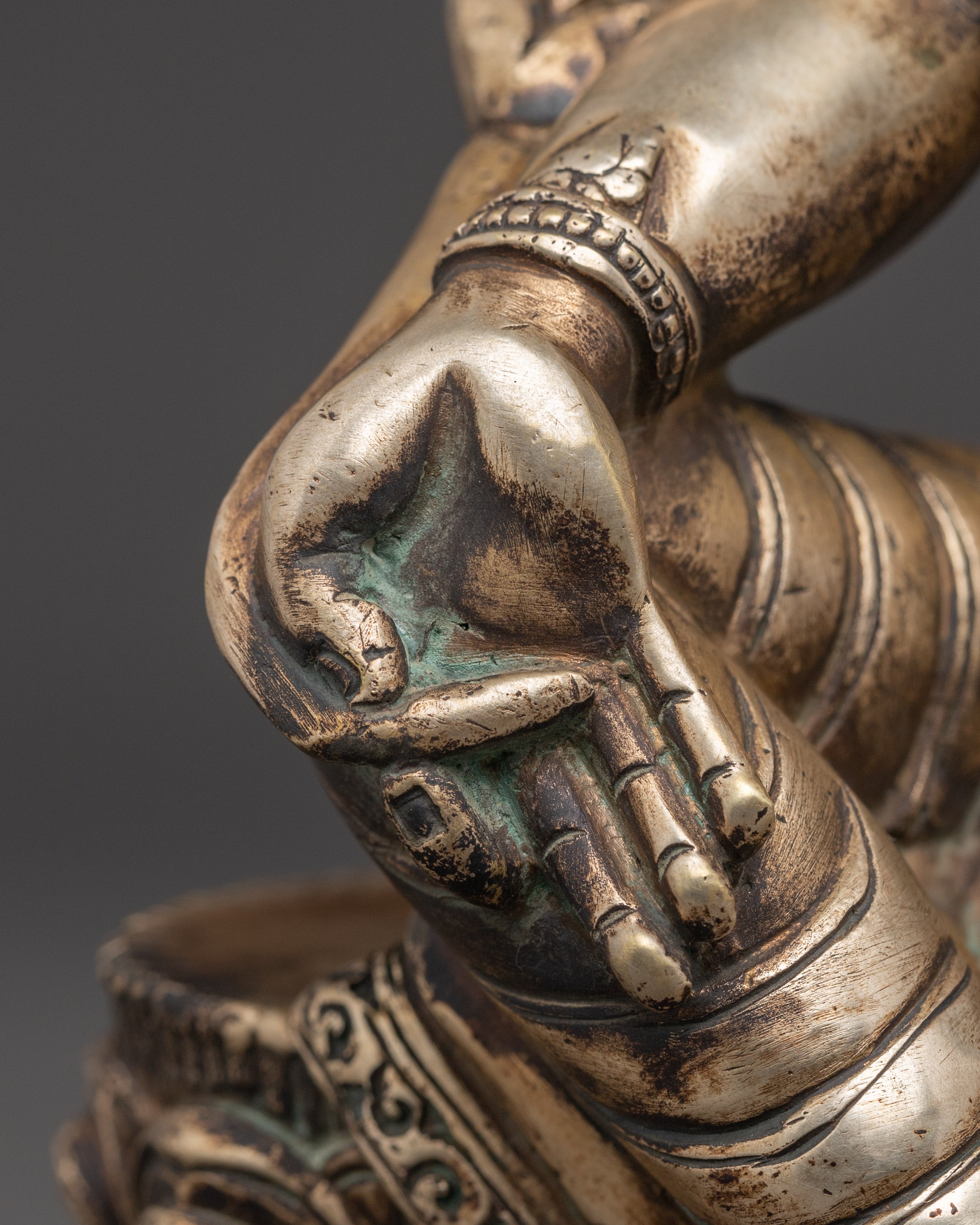 Handmade Liberation Mother Green Tara Statue | Female Bodhisattva