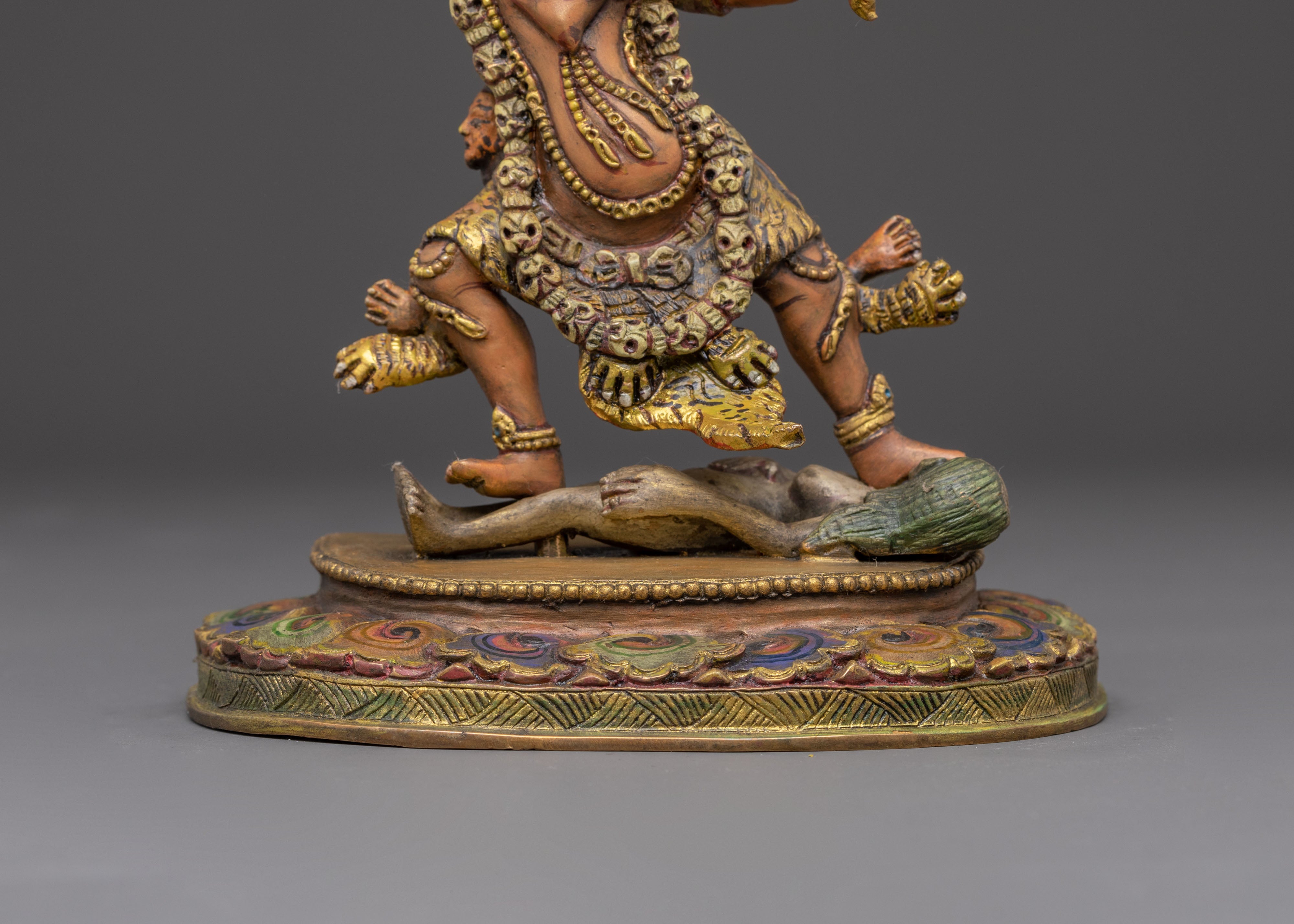 Wrathful Ekajati Statue | Tibetan Protector Deity