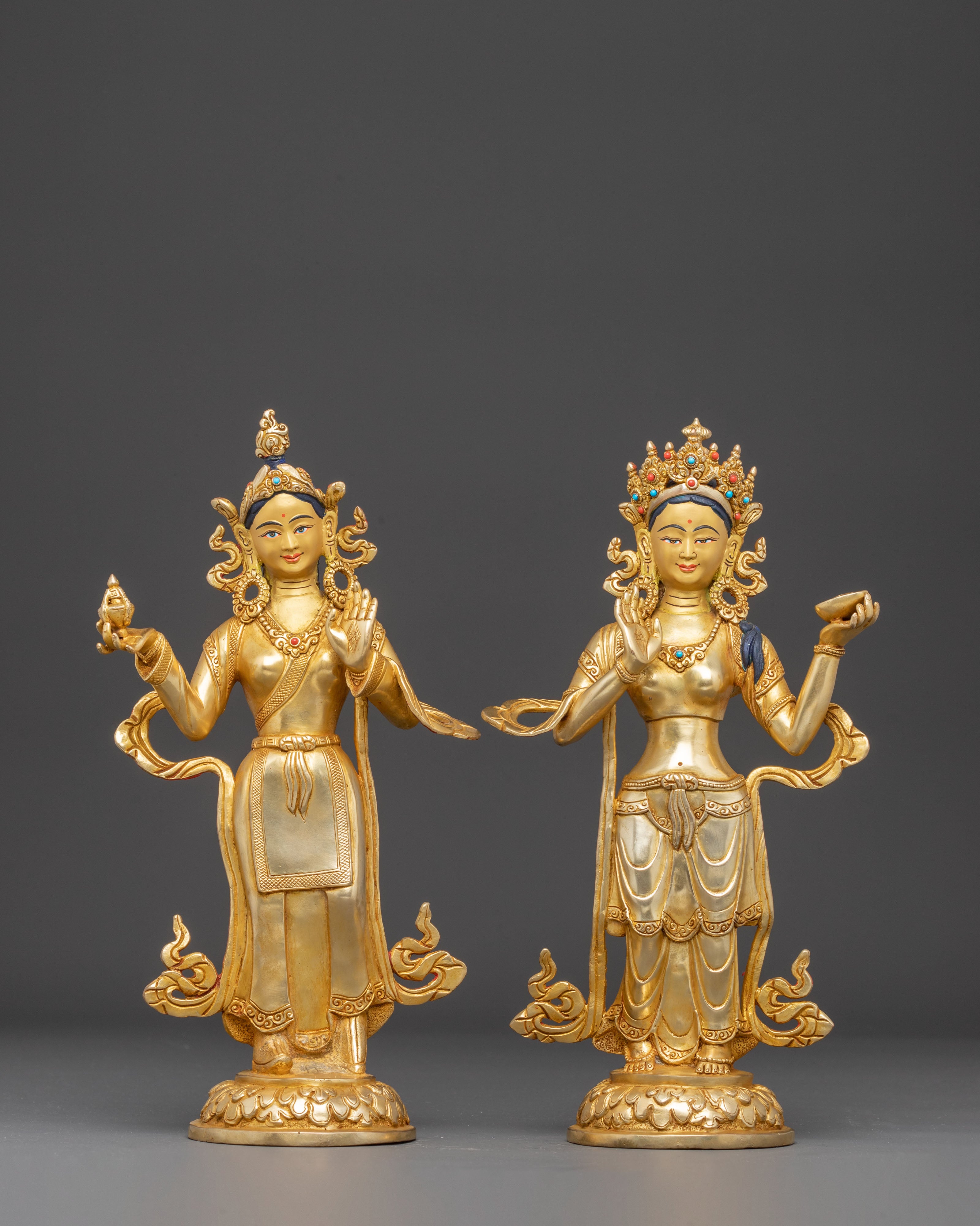Yeshe Tsogyal and Mandarava Statues | Consorts of Guru Rinpoche