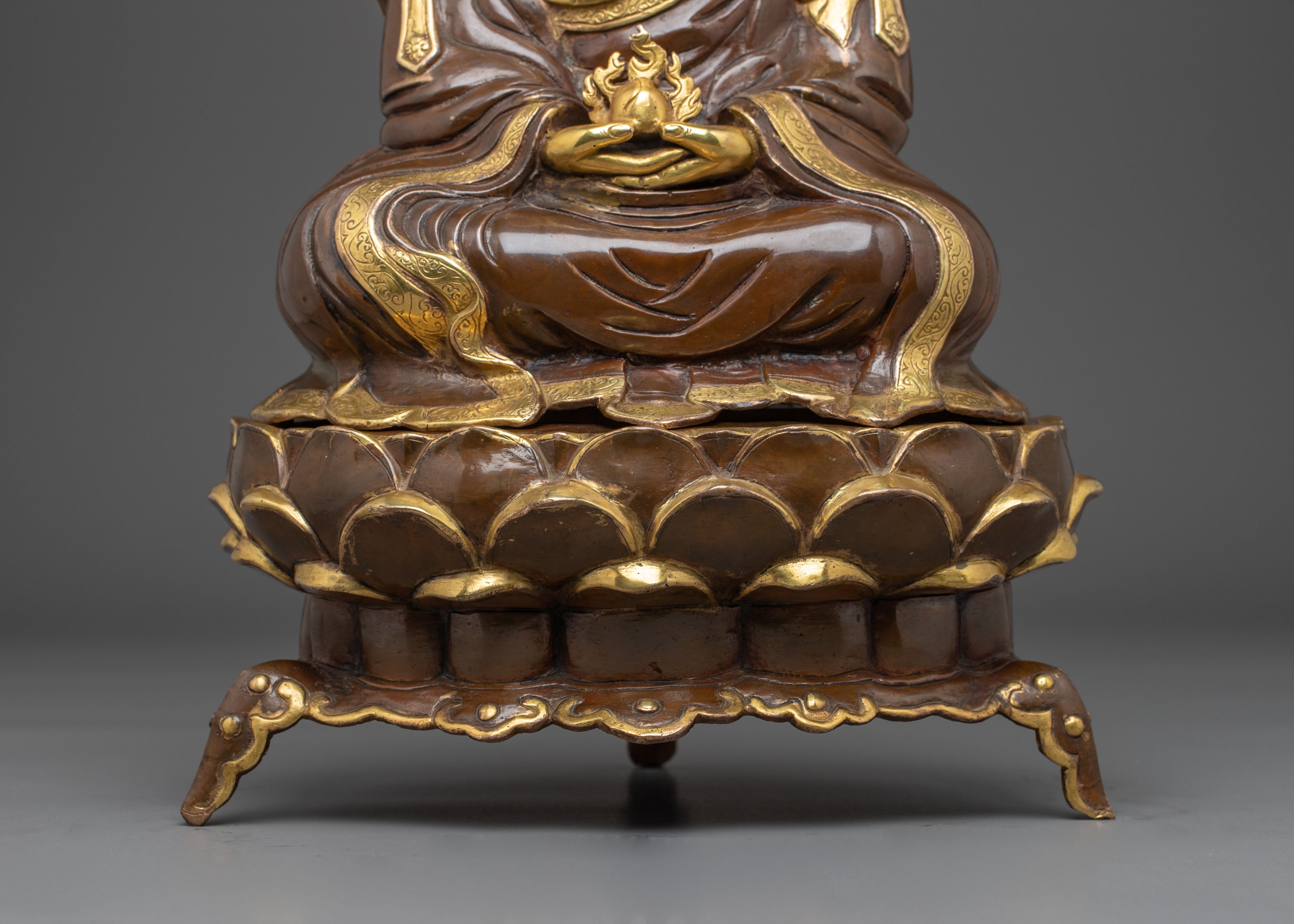 Handmade Statue of Buddhist Master | Traditional Nepalese Art