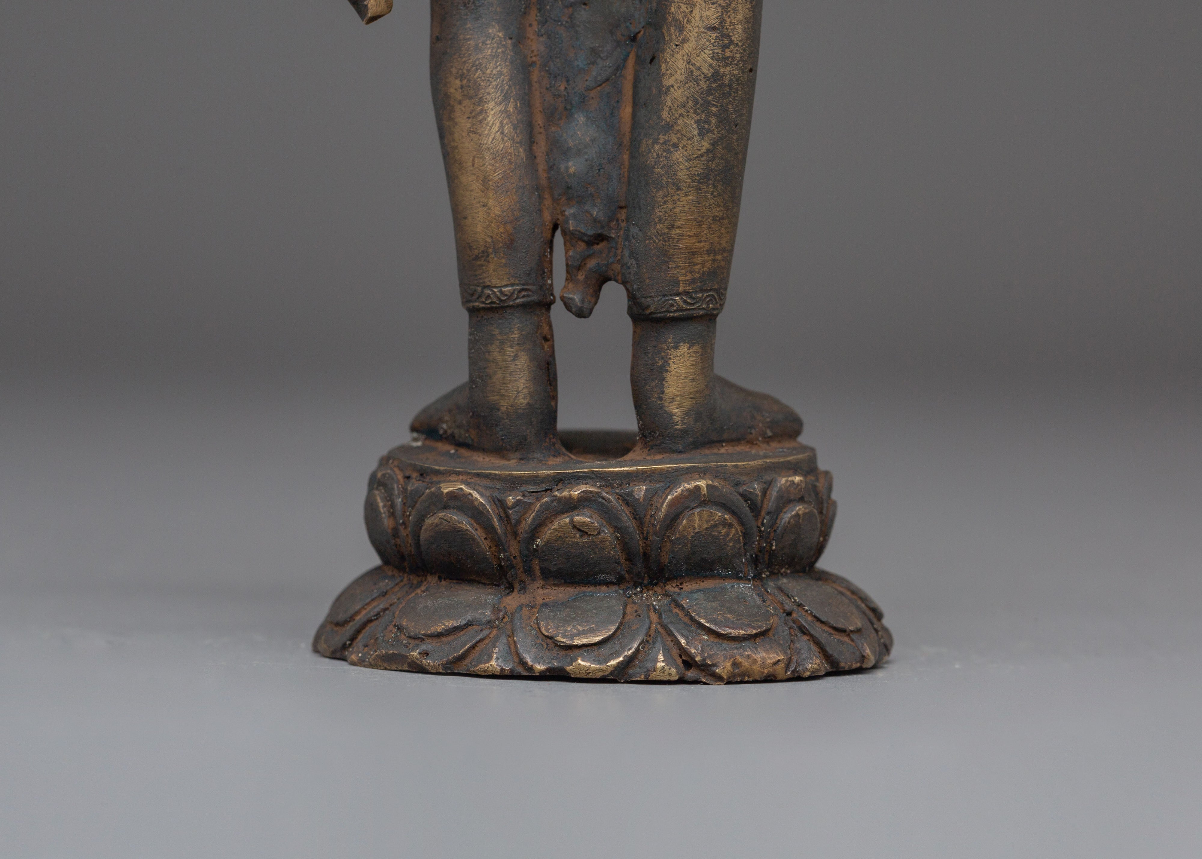 Handmade Statue of Standing Vajrasattva | Embodiment of Purification