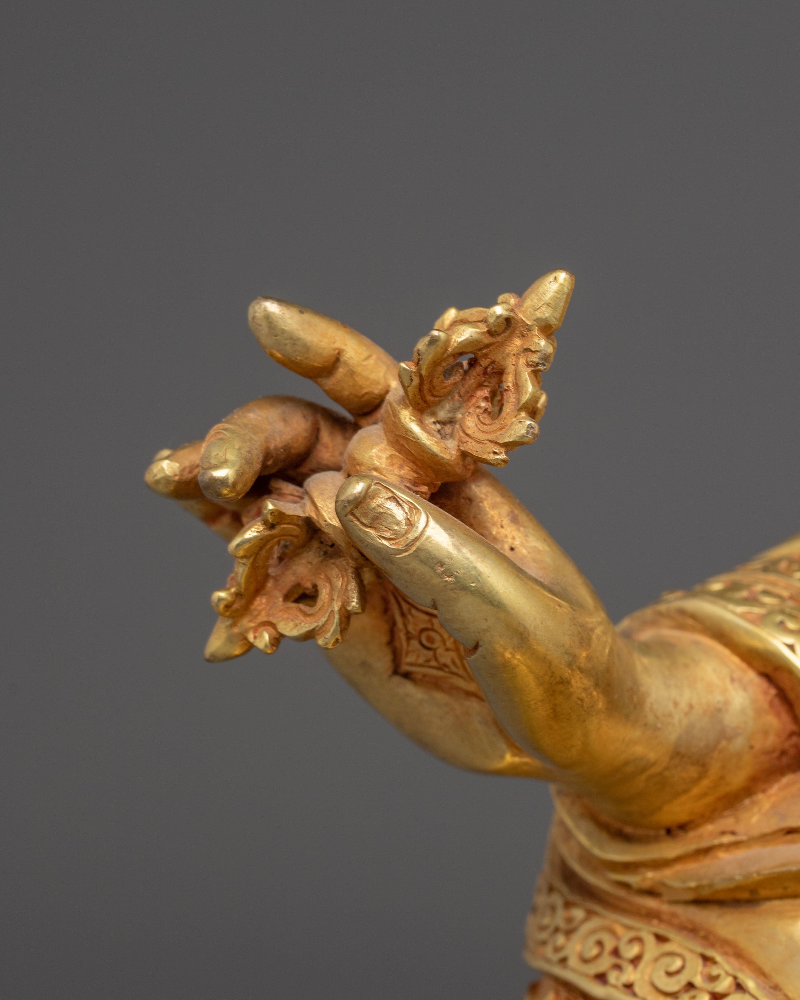 Handcrafted Spiritual Statue of Guru Rinpoche | Lotus-Born Master