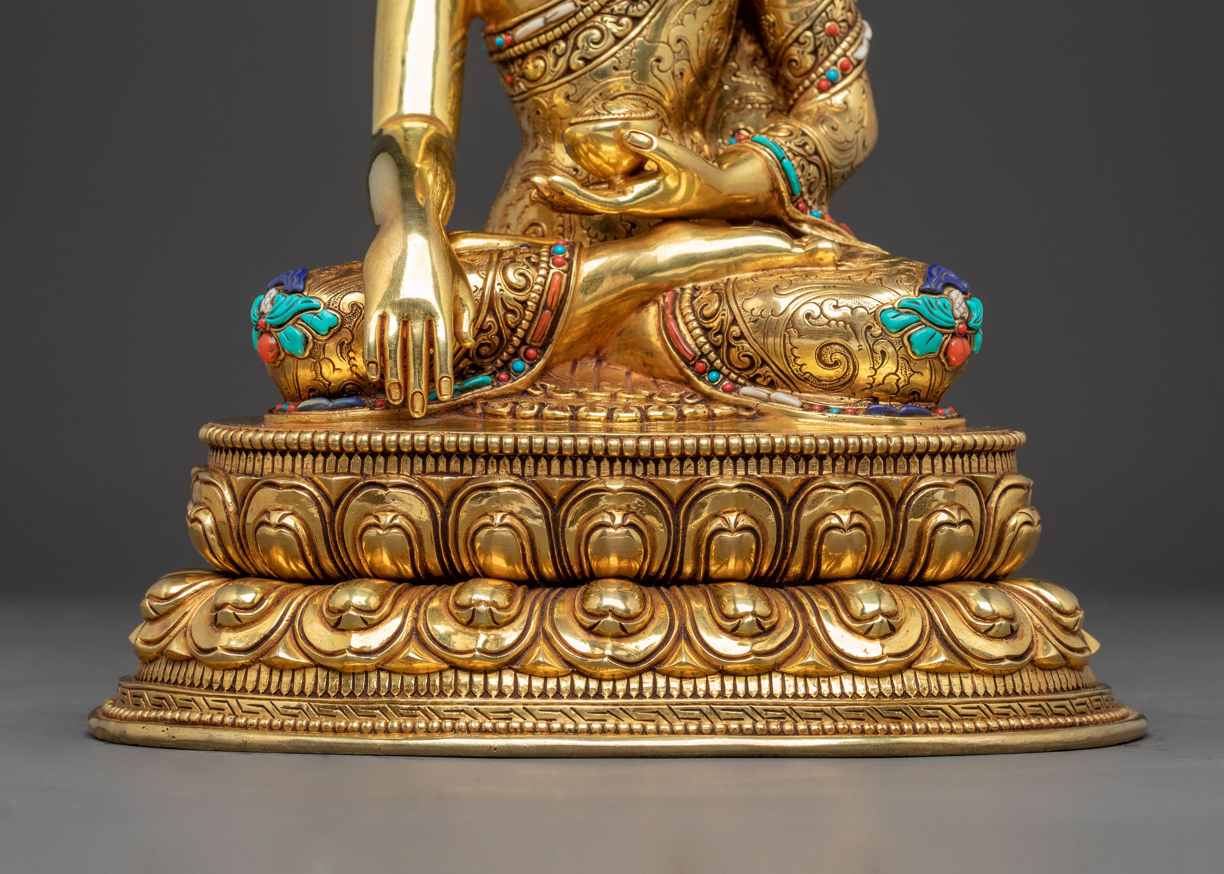 Handmade Three Great Buddha Statues Set | Shakyamuni, Amitabha, Medicine Buddha