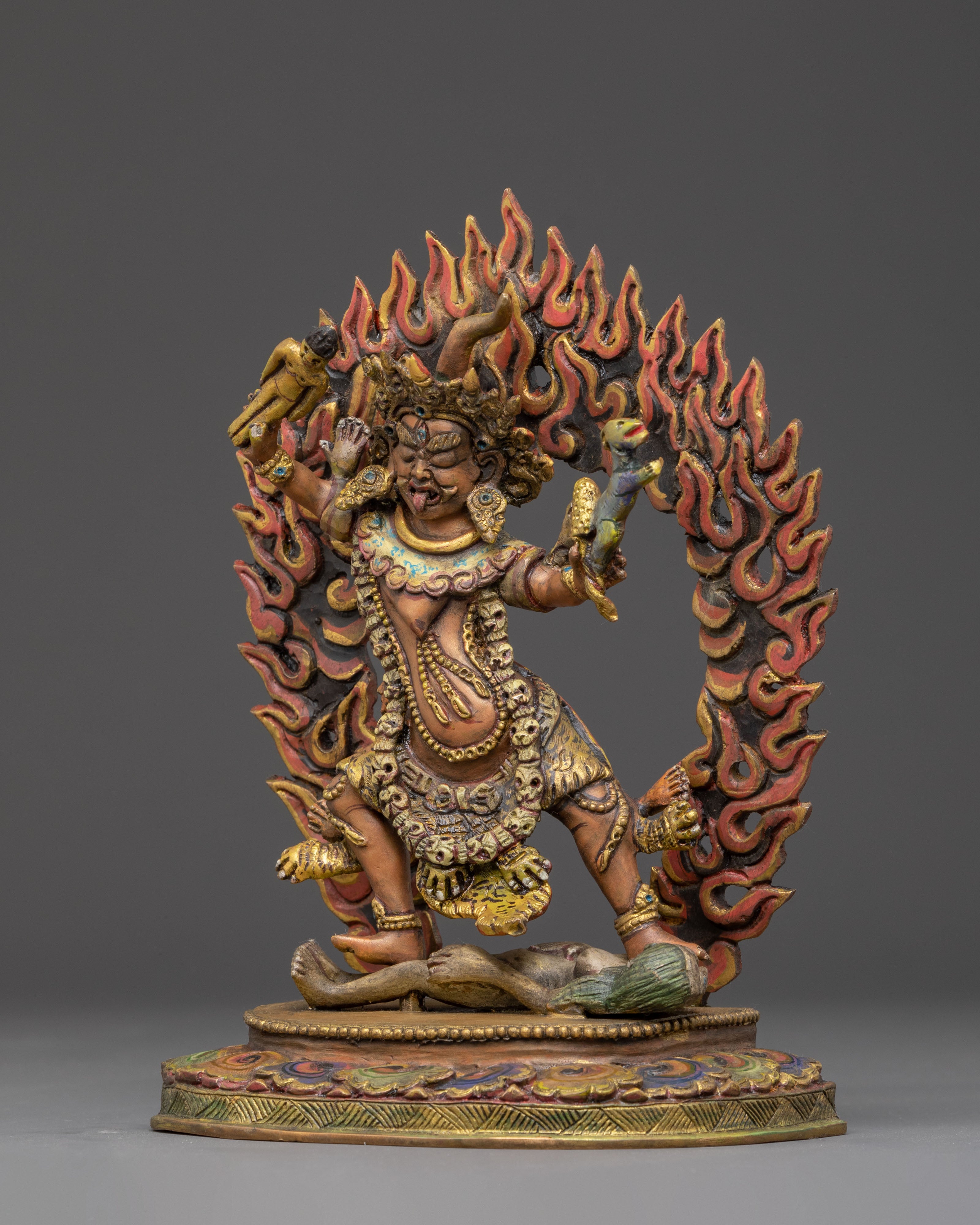 Wrathful Ekajati Statue | Tibetan Protector Deity