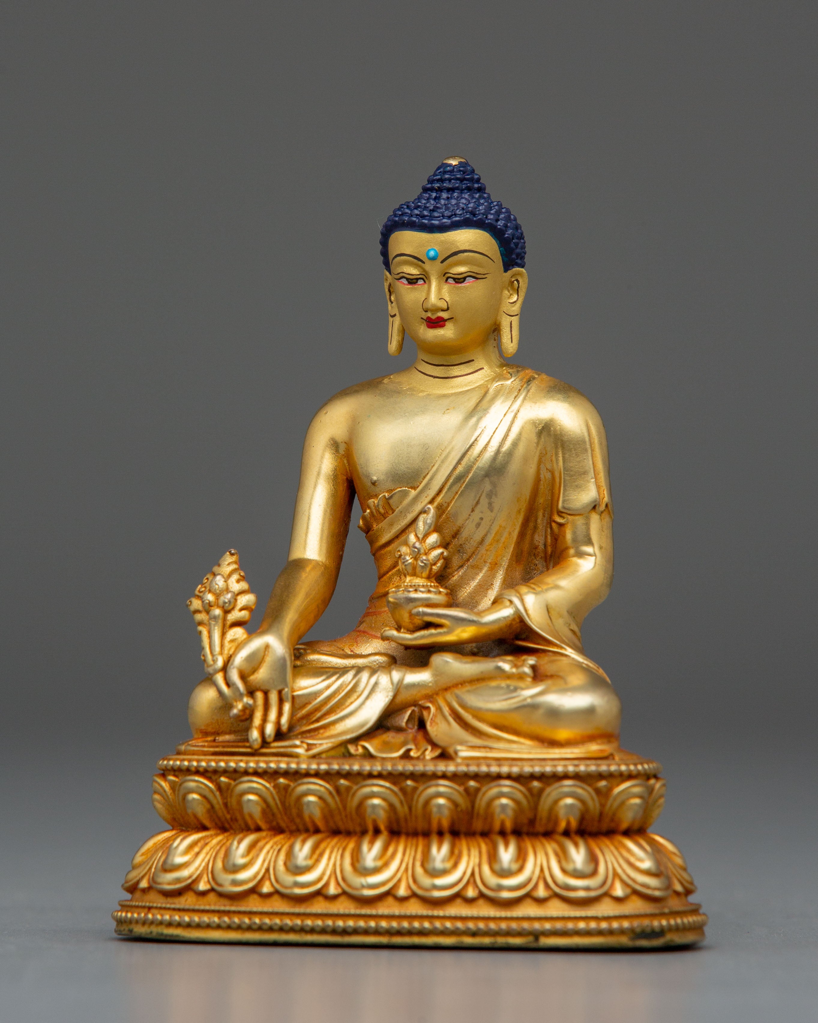 Spiritual Healer Medicine Buddha Icon | Healing Deity