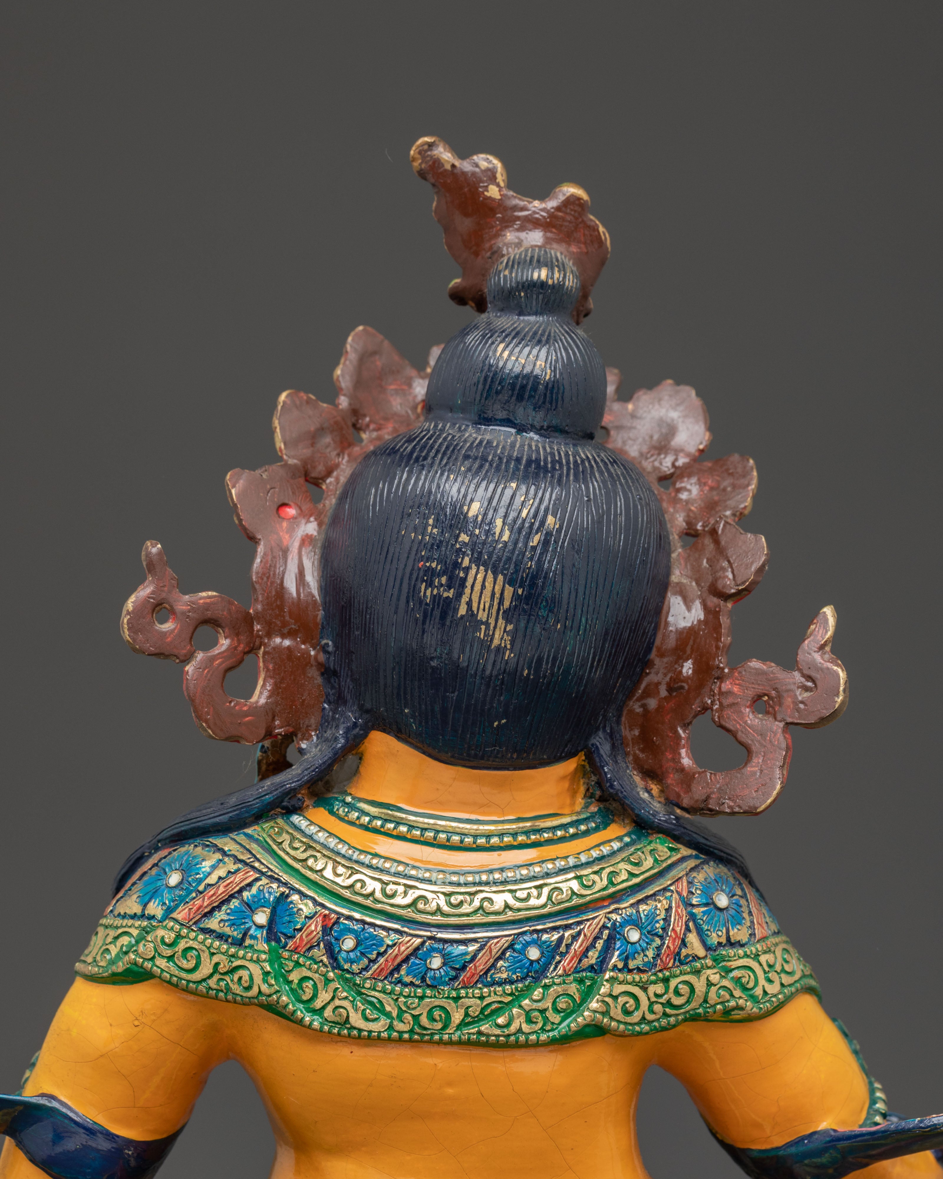 Copper Statue of Wealth Icon Dzambhala | Abundance and Prosperity