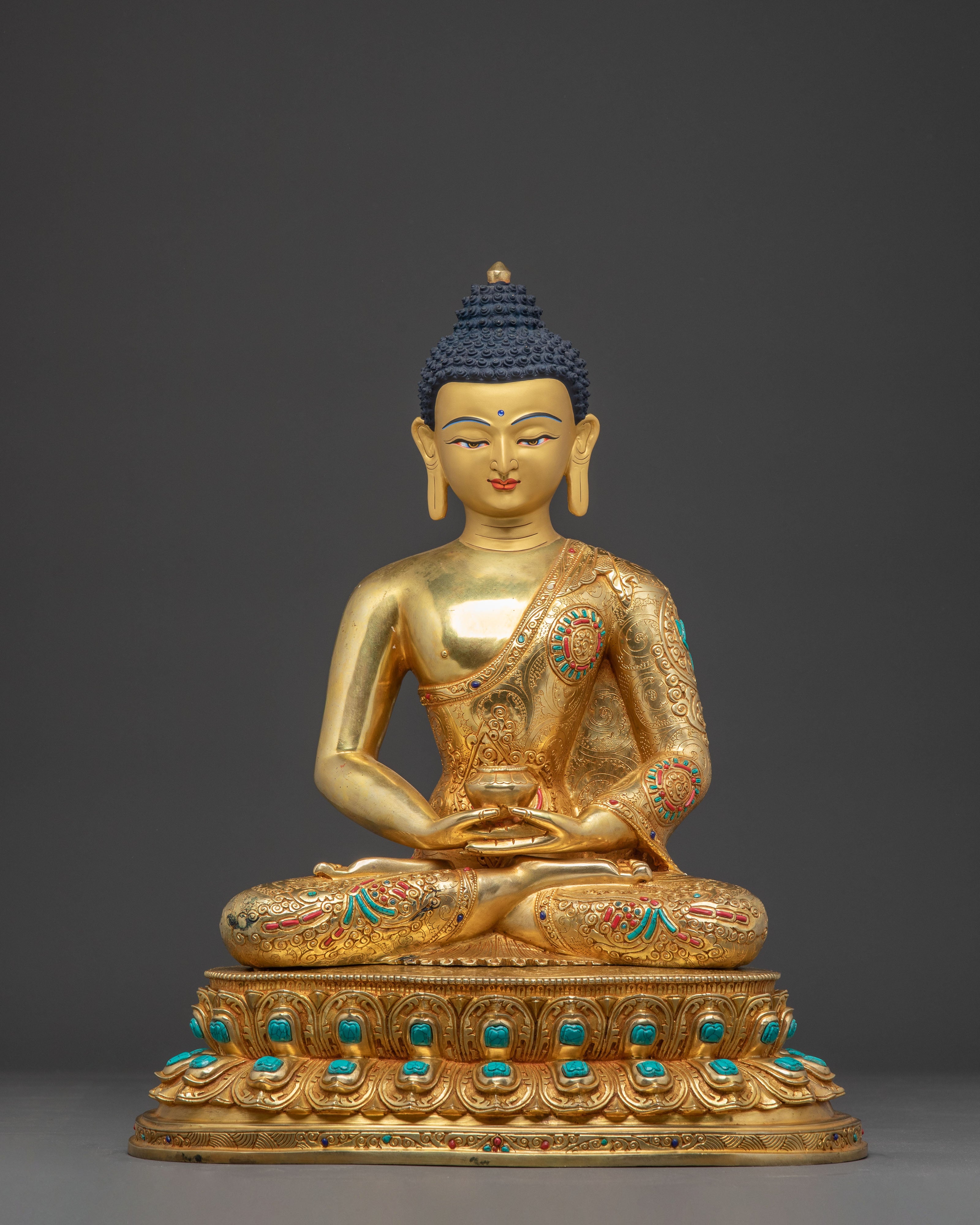 Handmade Buddhist Three Buddha Trio | Shakyamuni, Amitabha, and Medicine Buddha