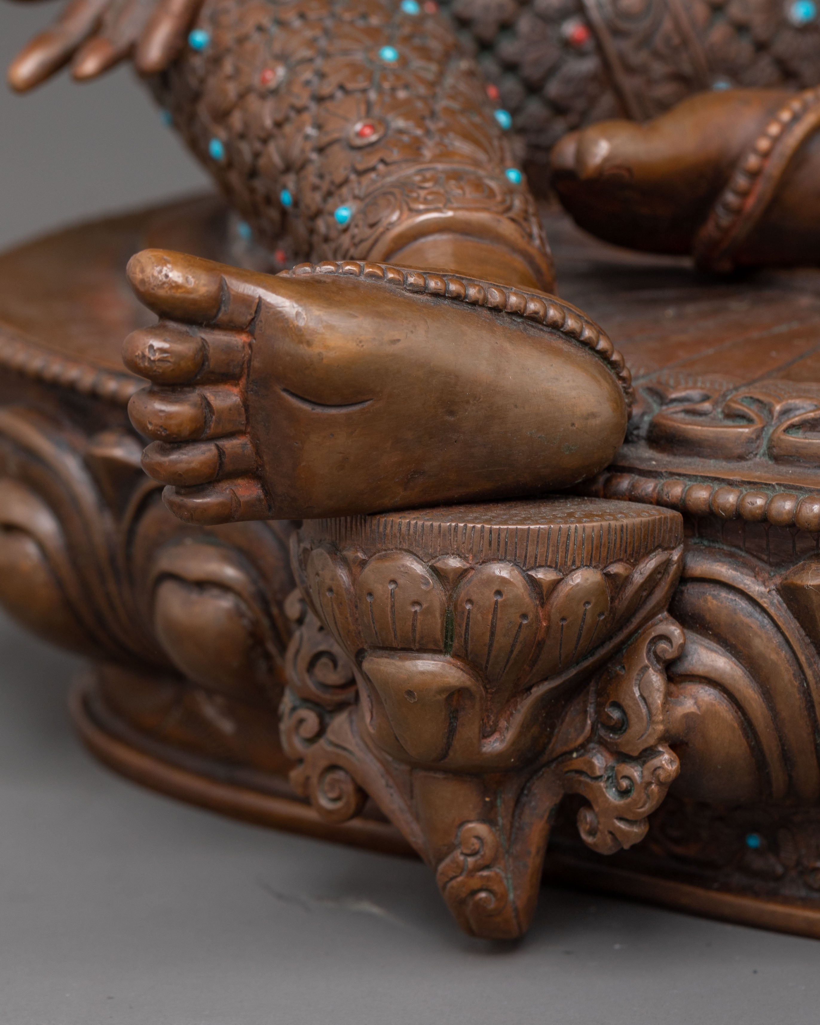 Mother Green Tara Handmade Art | Protector Goddess