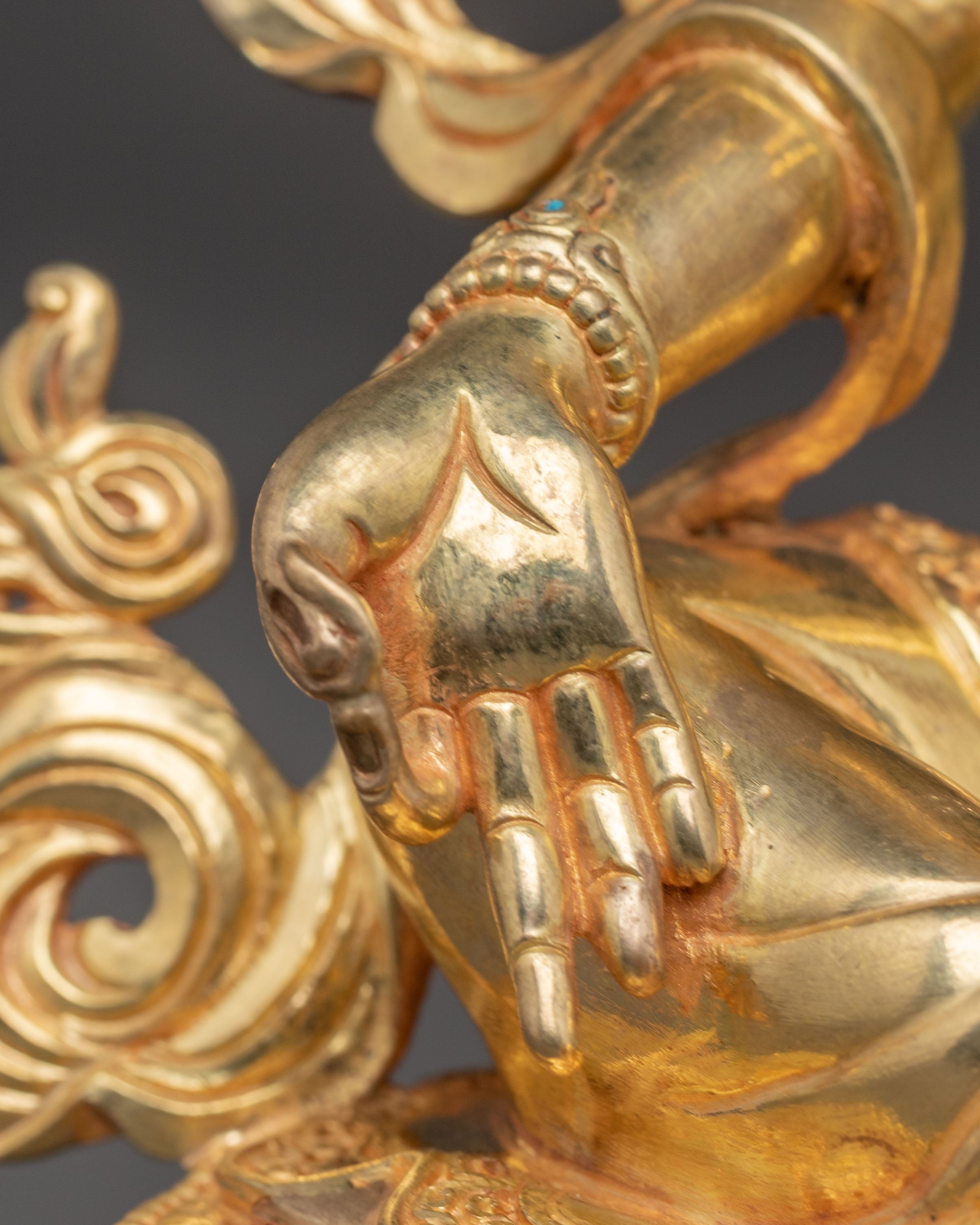 Handcrafted Golden Statue of Goddess Green Tara | Mother of All Buddhas