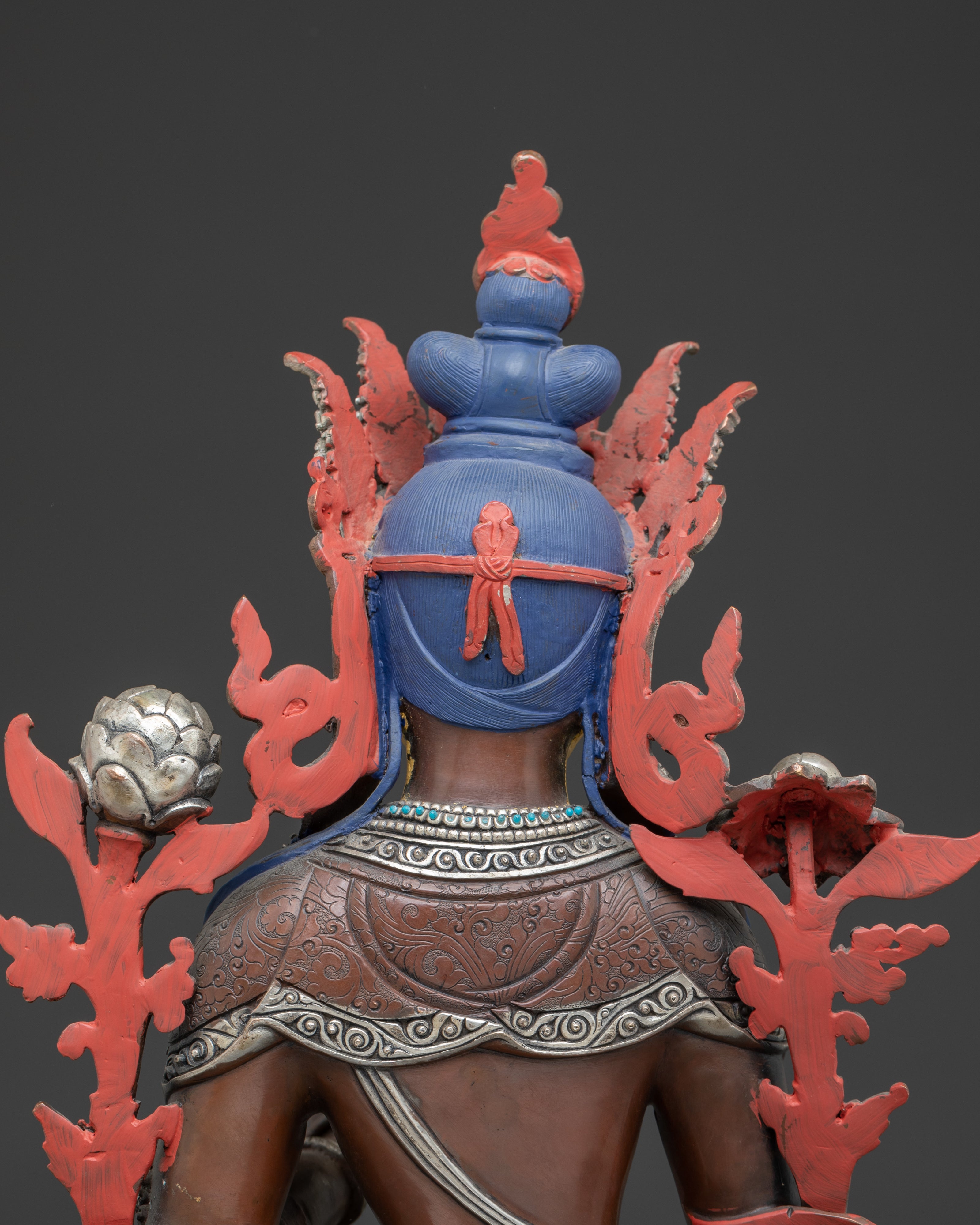 Statue of White Tara Healing Buddhist Goddess