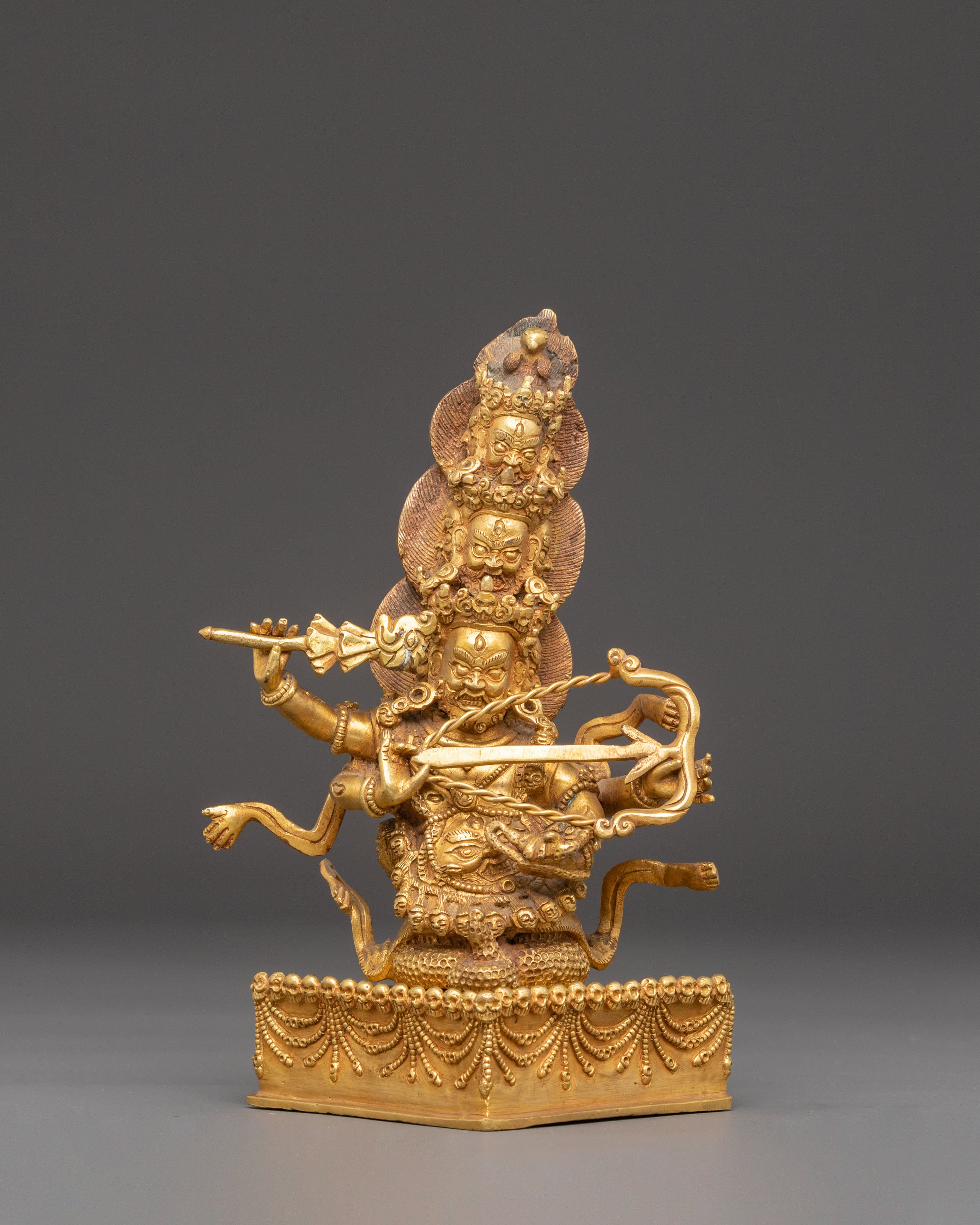 Buddhist Protector Rahula Statue | Guardian of the Dharma