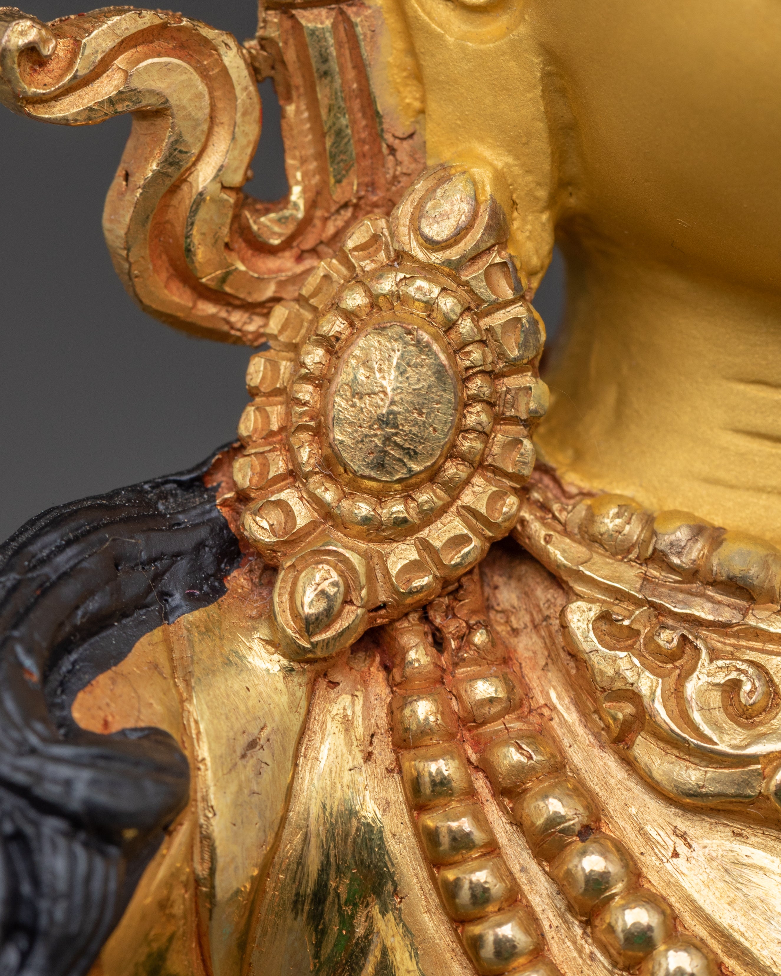 Handmade Buddhist Copper Statue of Bodhisattva Manjushri | Wisdom Deity