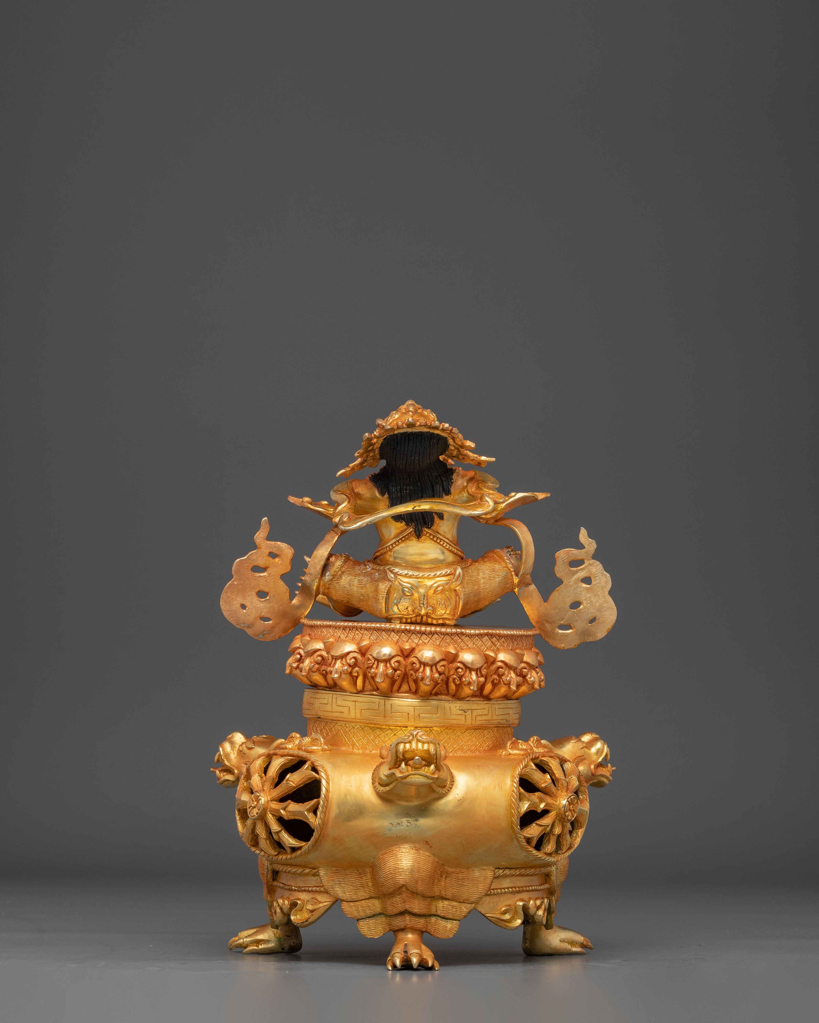 Handmade Golden Vajradhaka Art for Shrine Decor