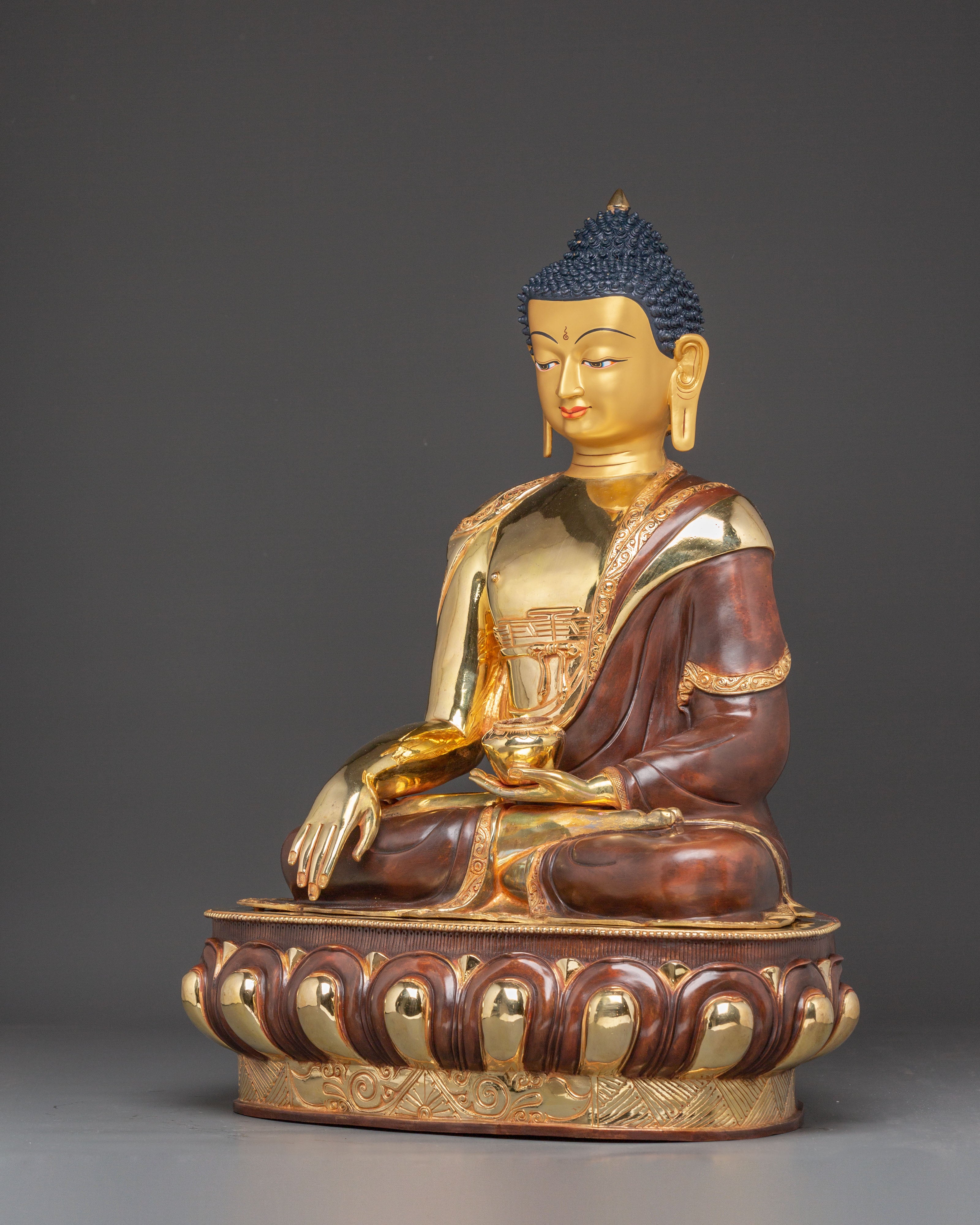 Handcrafted Sculpture of Buddha Shakyamuni | Historical Buddha