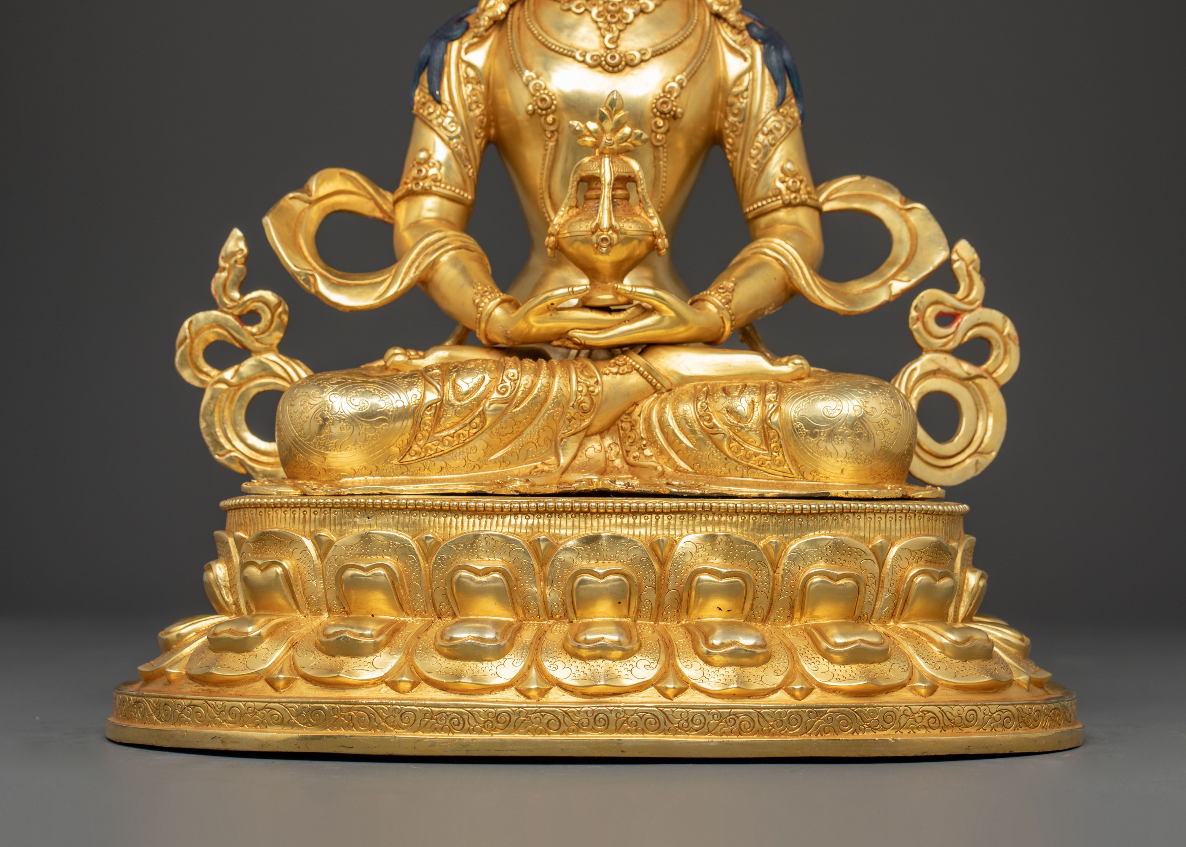 Golden Statue of Buddha Amitayus | Symbol of Longevity