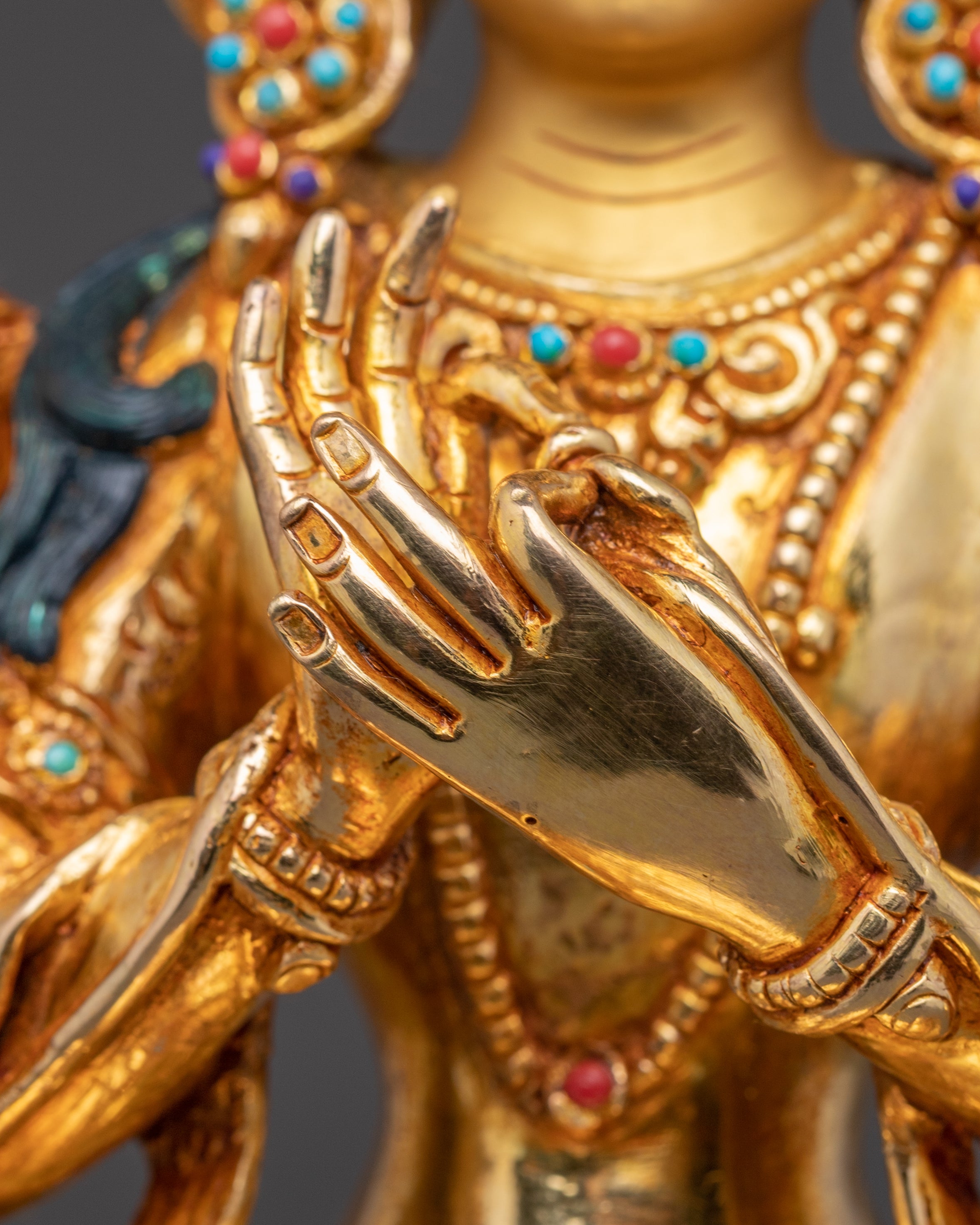 Handcrafted Statue of Future Buddha Maitreya | Buddha of Loving-Kindness