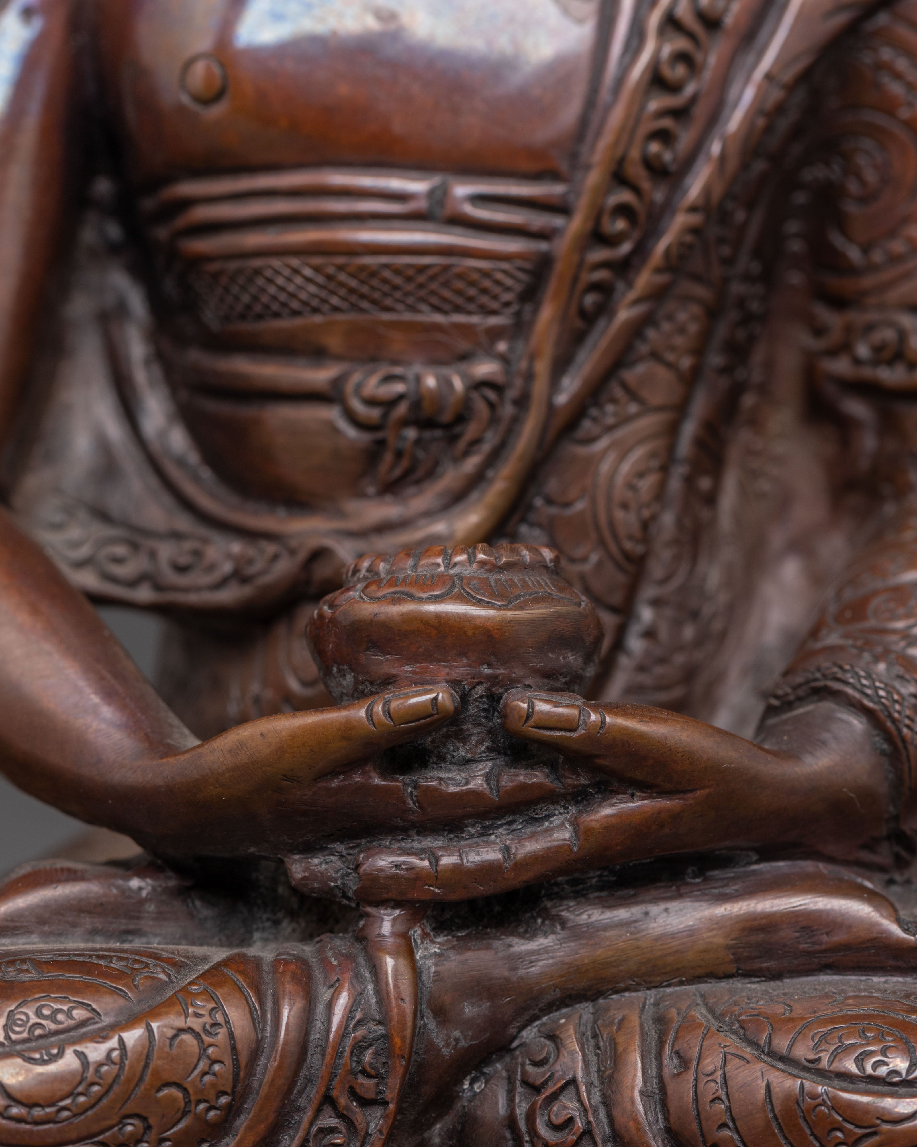 Handmade Peaceful Statue of Buddha Amitabha | Buddha of Infinite Light