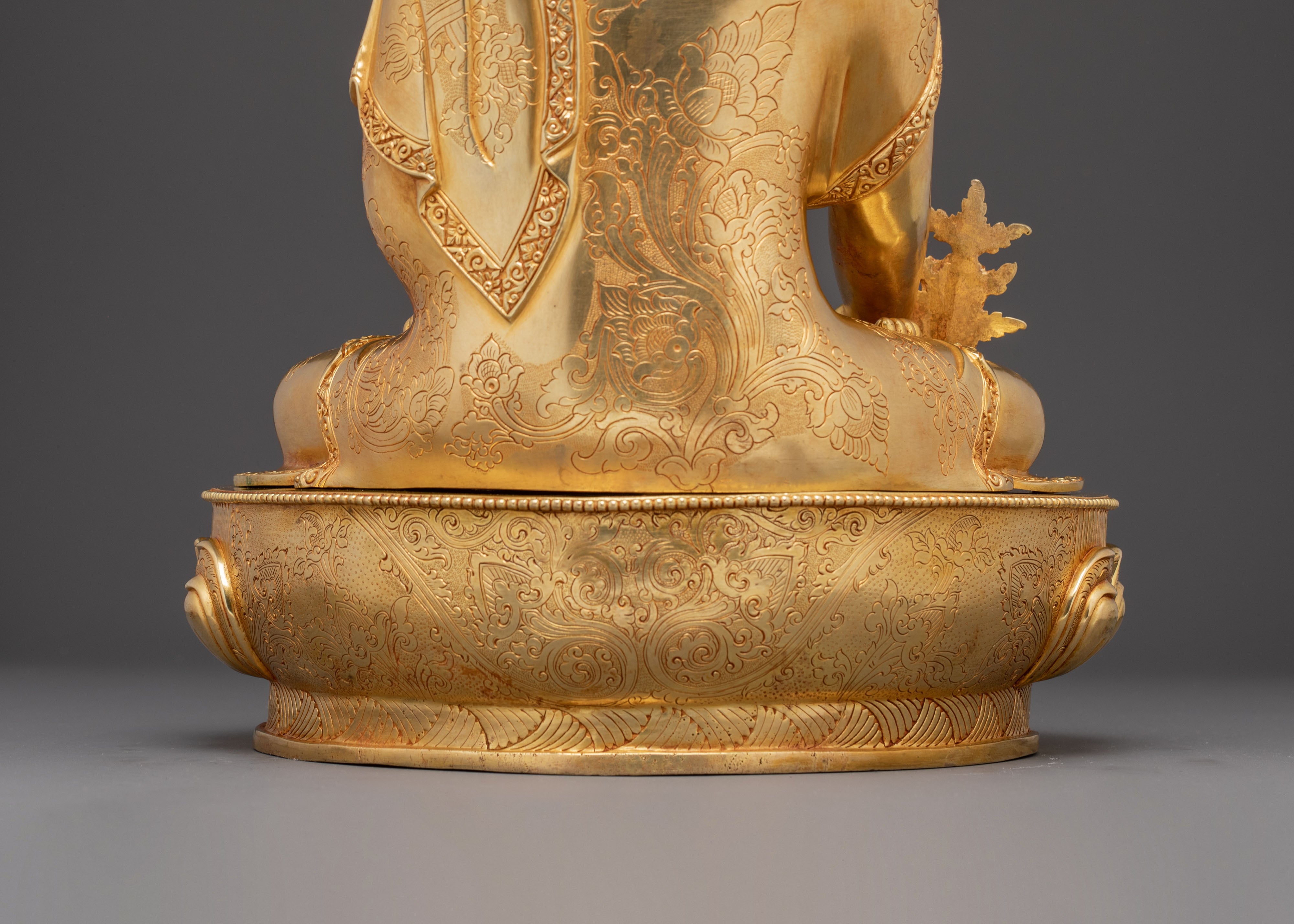 Handmade Medicine Buddha Statue for Altar Decor | Healing Deity for Meditation