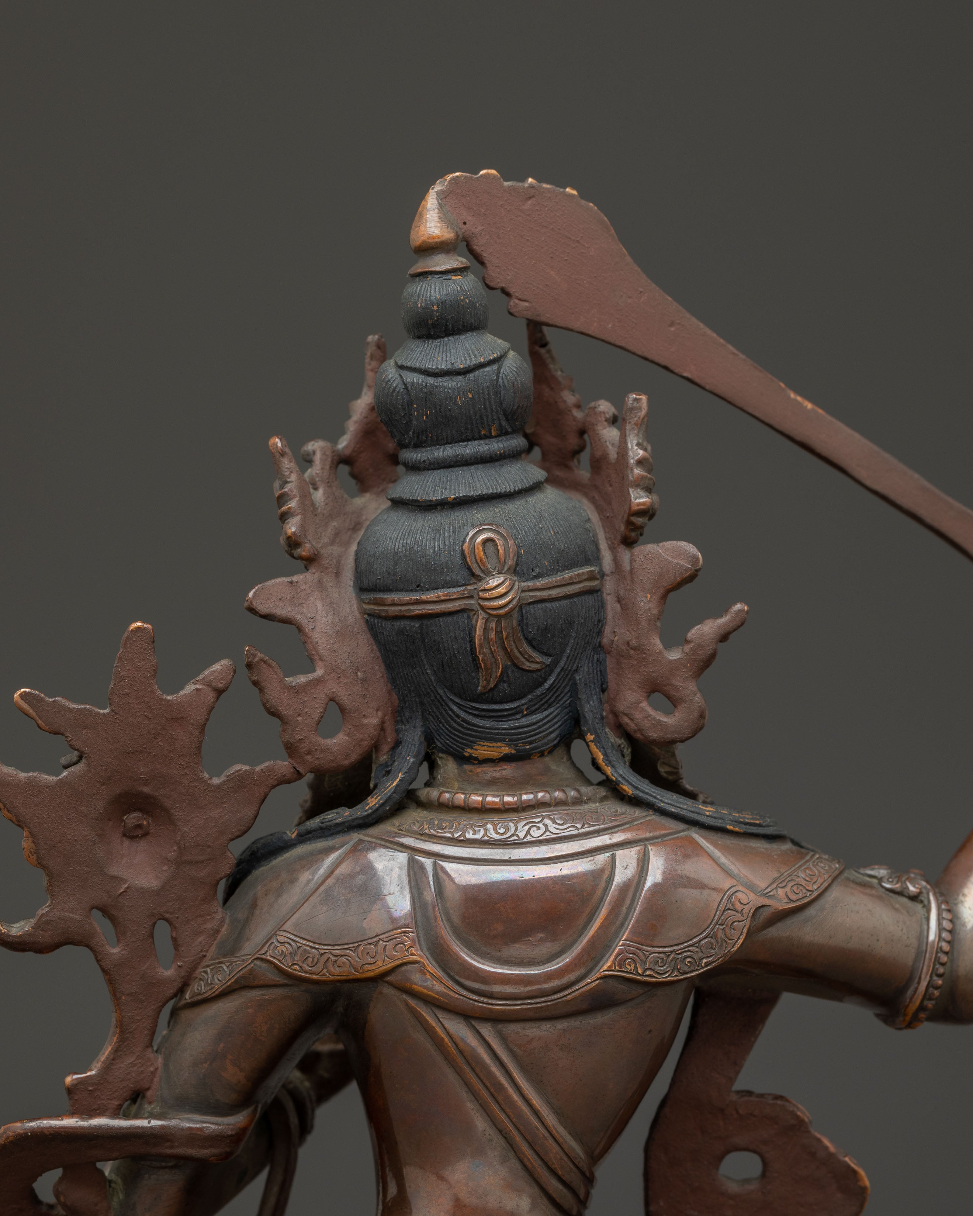 Handmade Copper Manjushri Statue | The Wisdom Bodhisattva